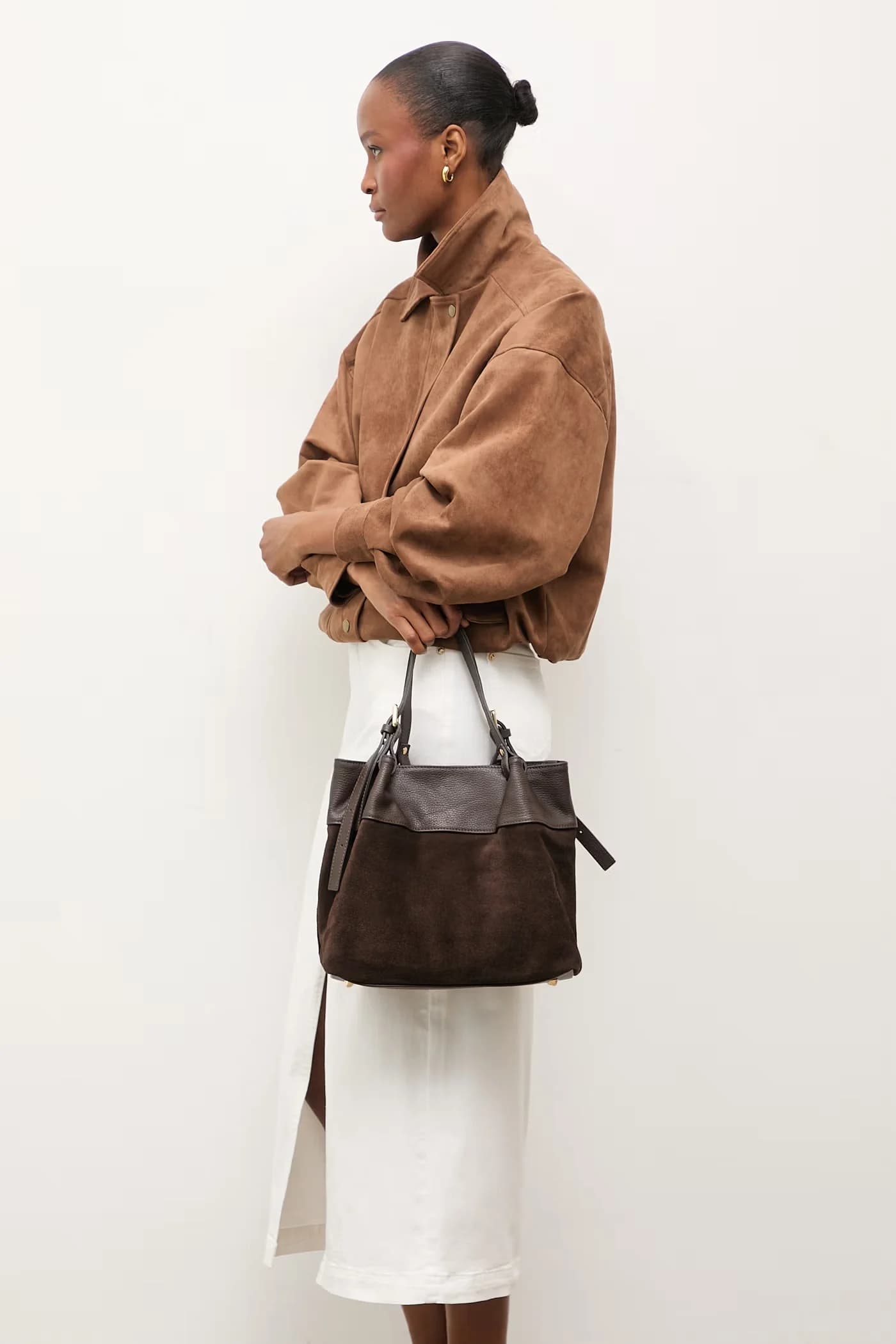 Замшевая сумочка