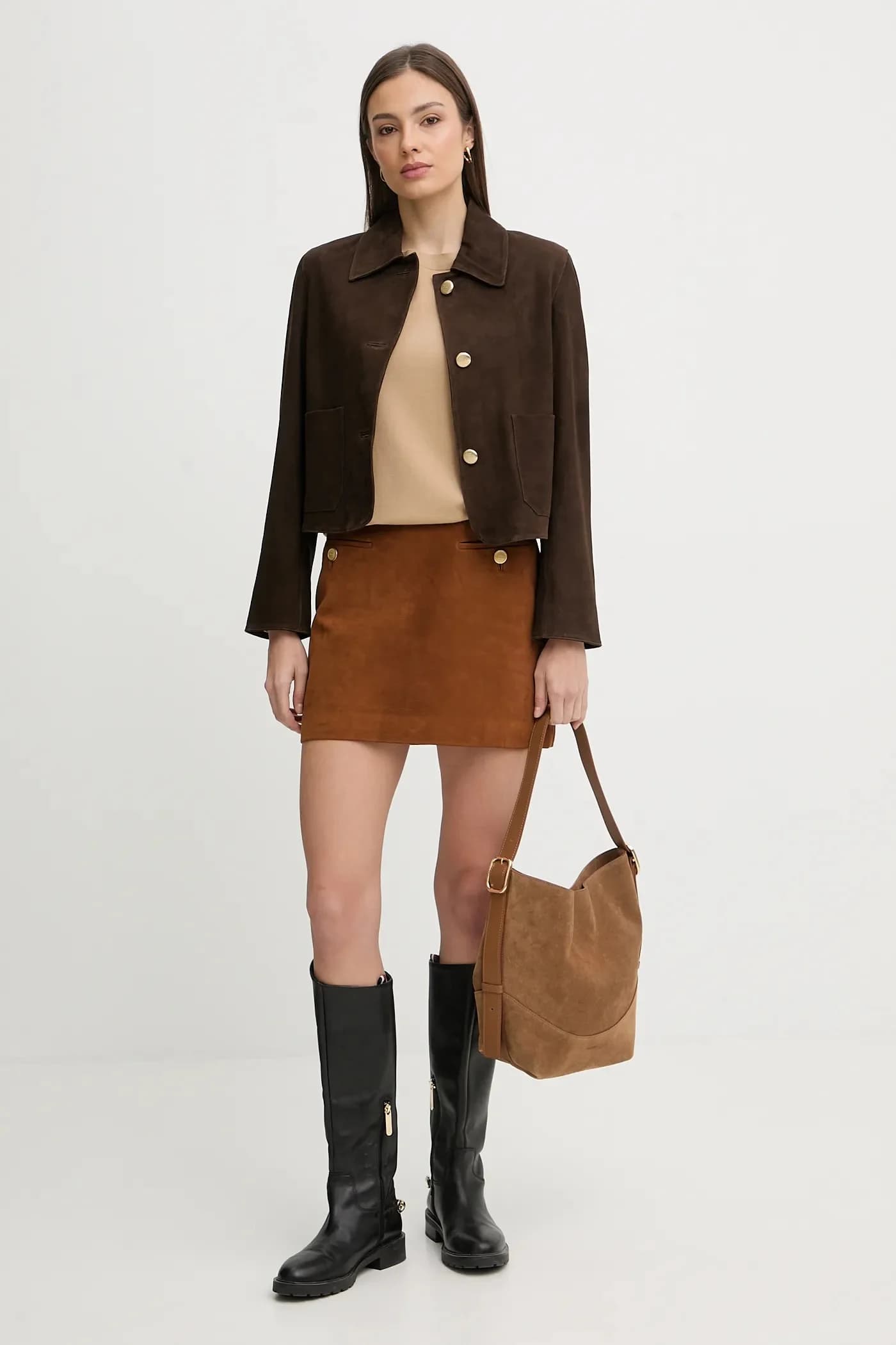 MLAZEBRA замшевая сумочка - фото 6