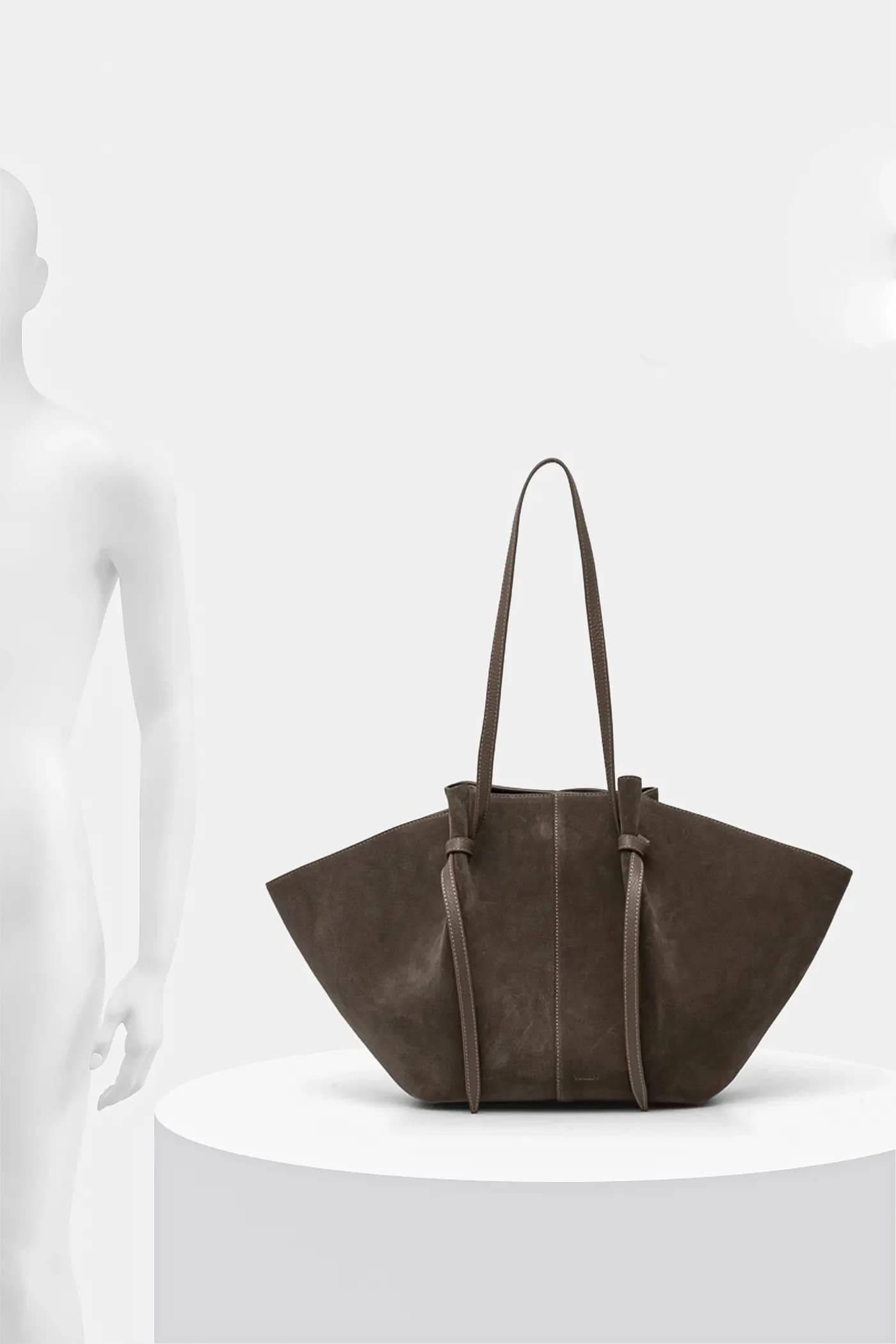 БОЛЬШАЯ замшевая сумочка MOCHI - фото 6