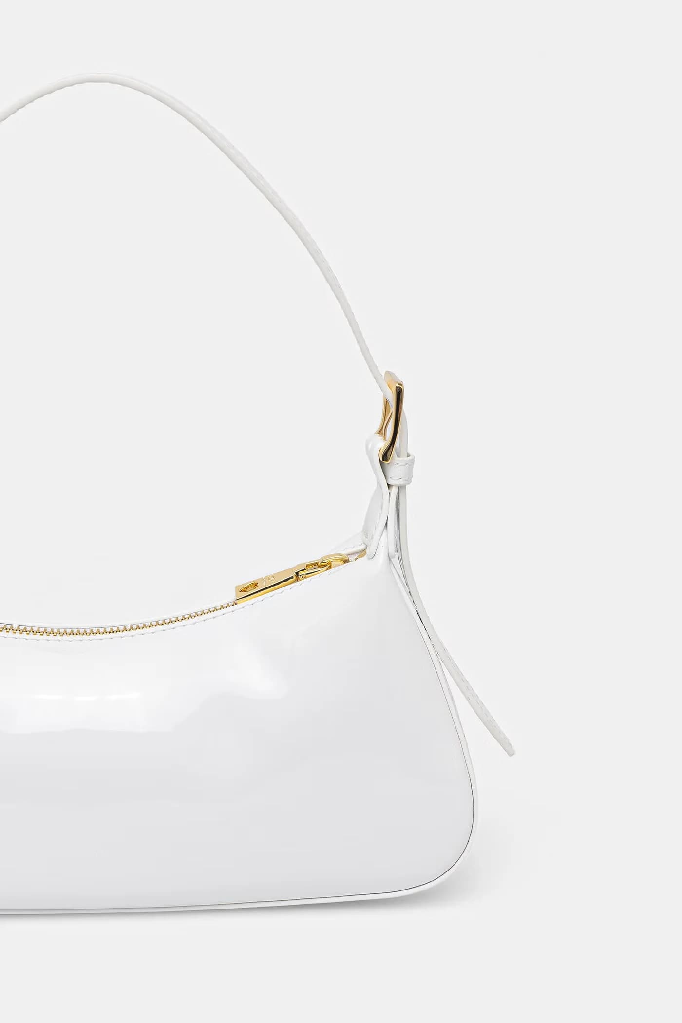 Женская сумка-багет из искусственной кожи. - фото 3