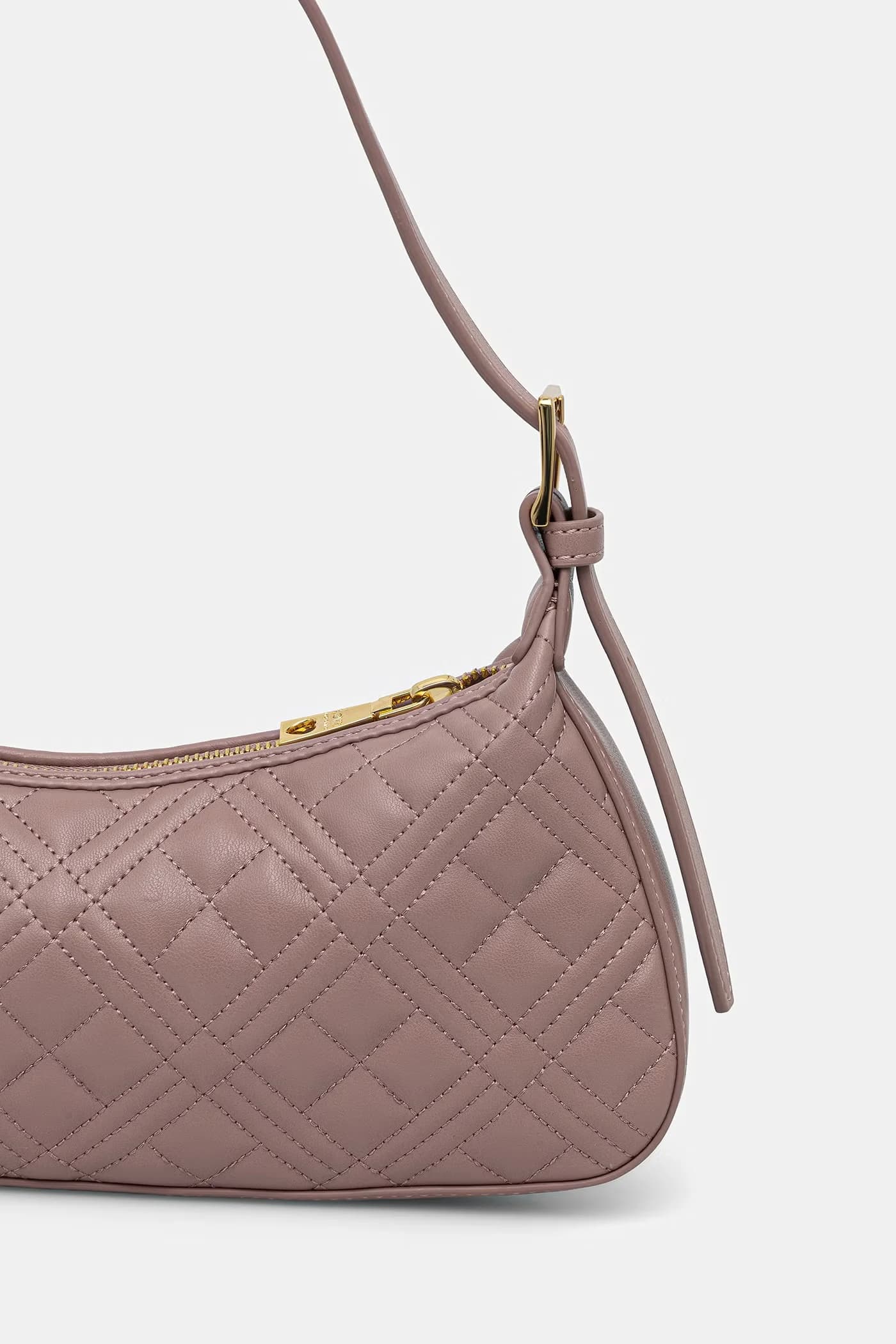 Женская сумка-багет из искусственной кожи. - фото 3