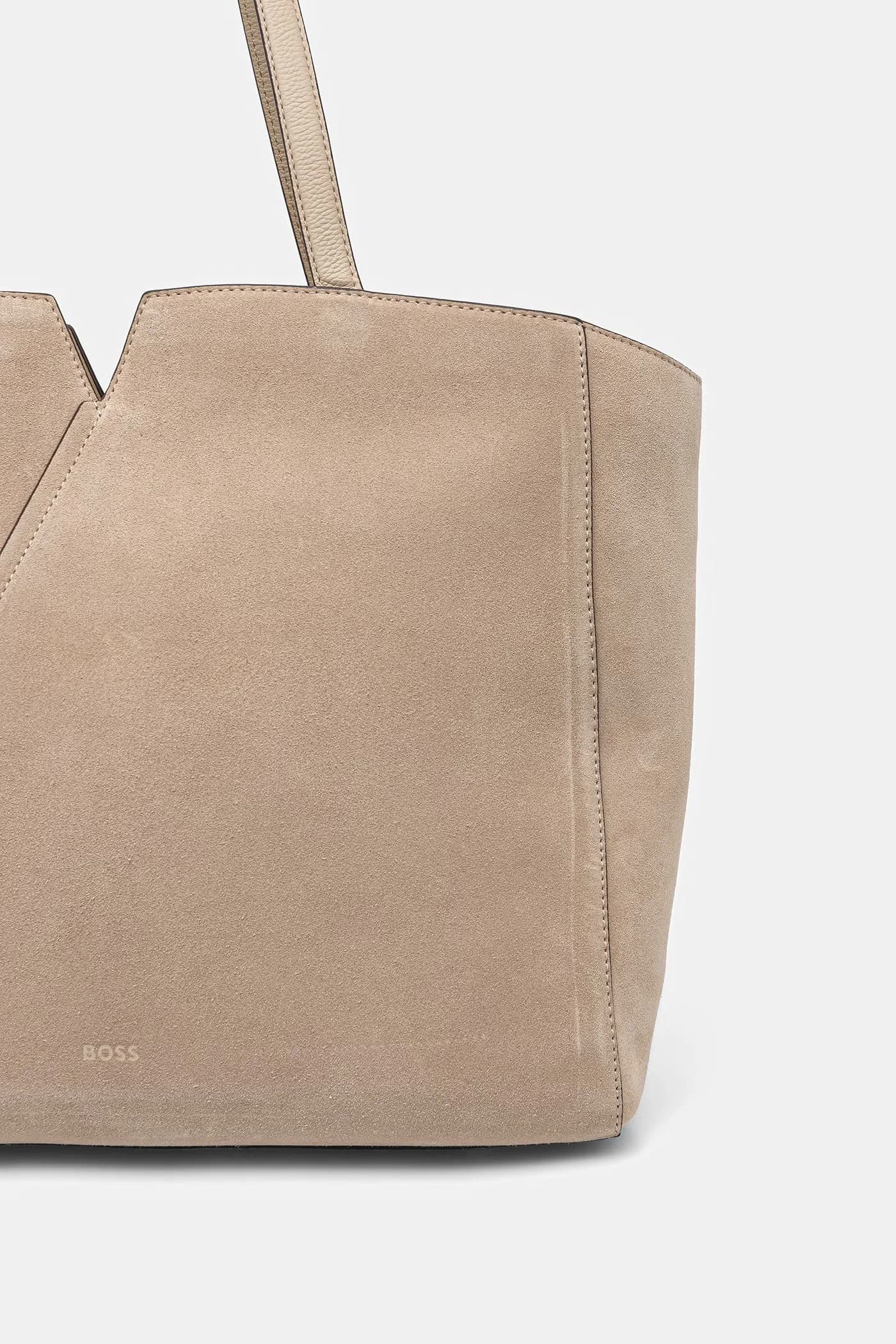 Женская замшевая сумка-шоппер - фото 3