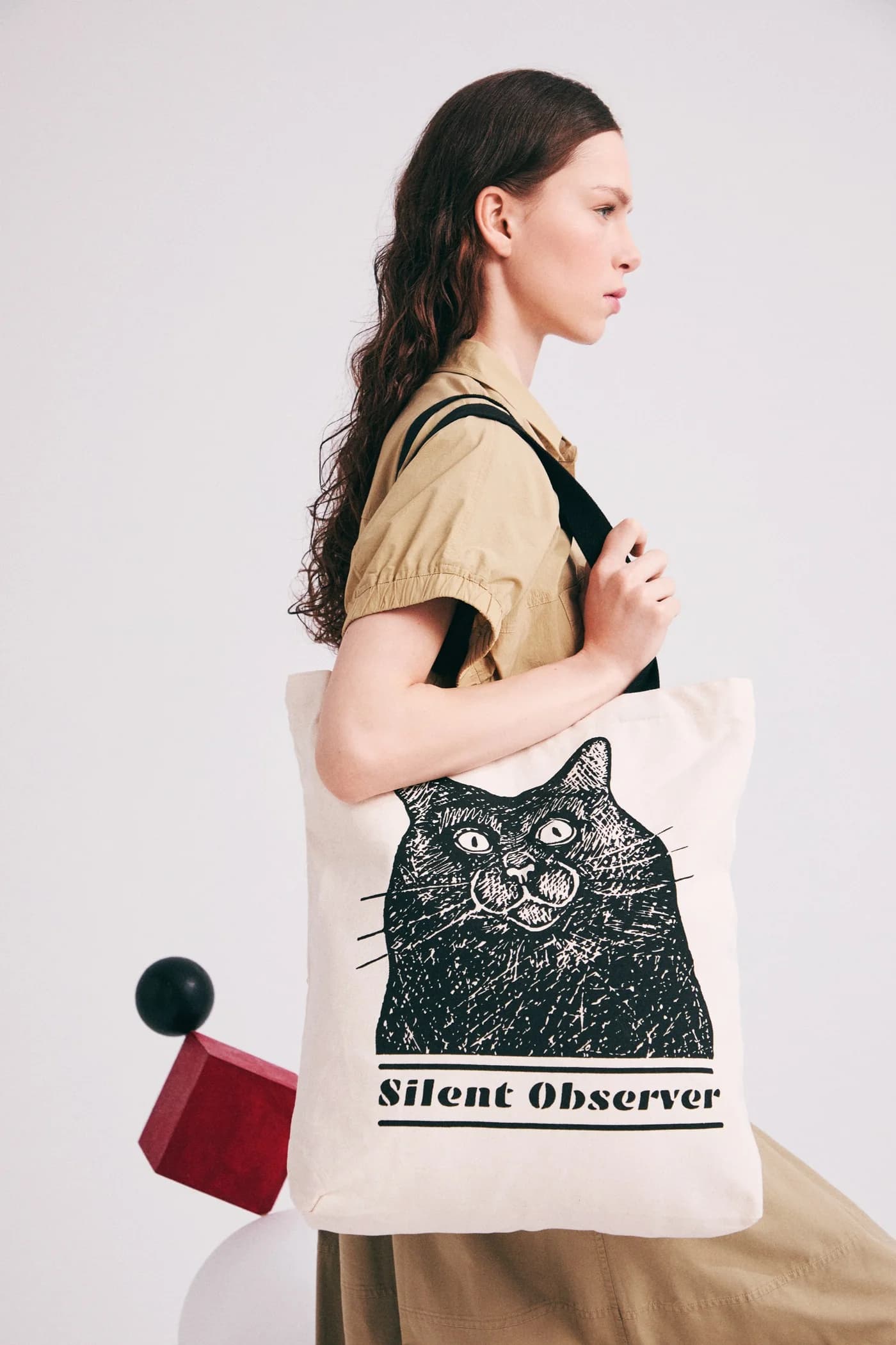 Хлопковая сумка-шоппер - фото 2