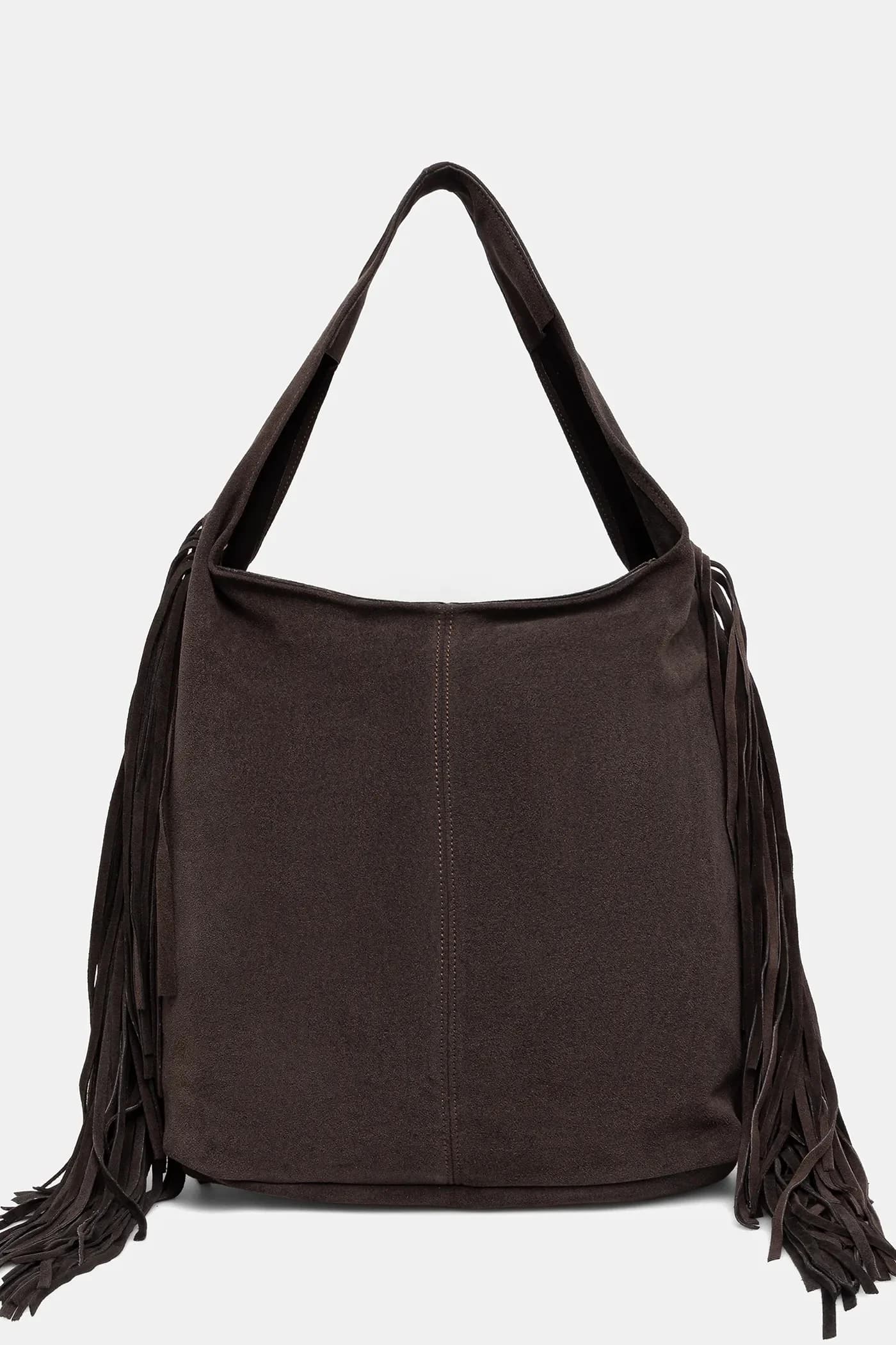 Замшевая сумочка