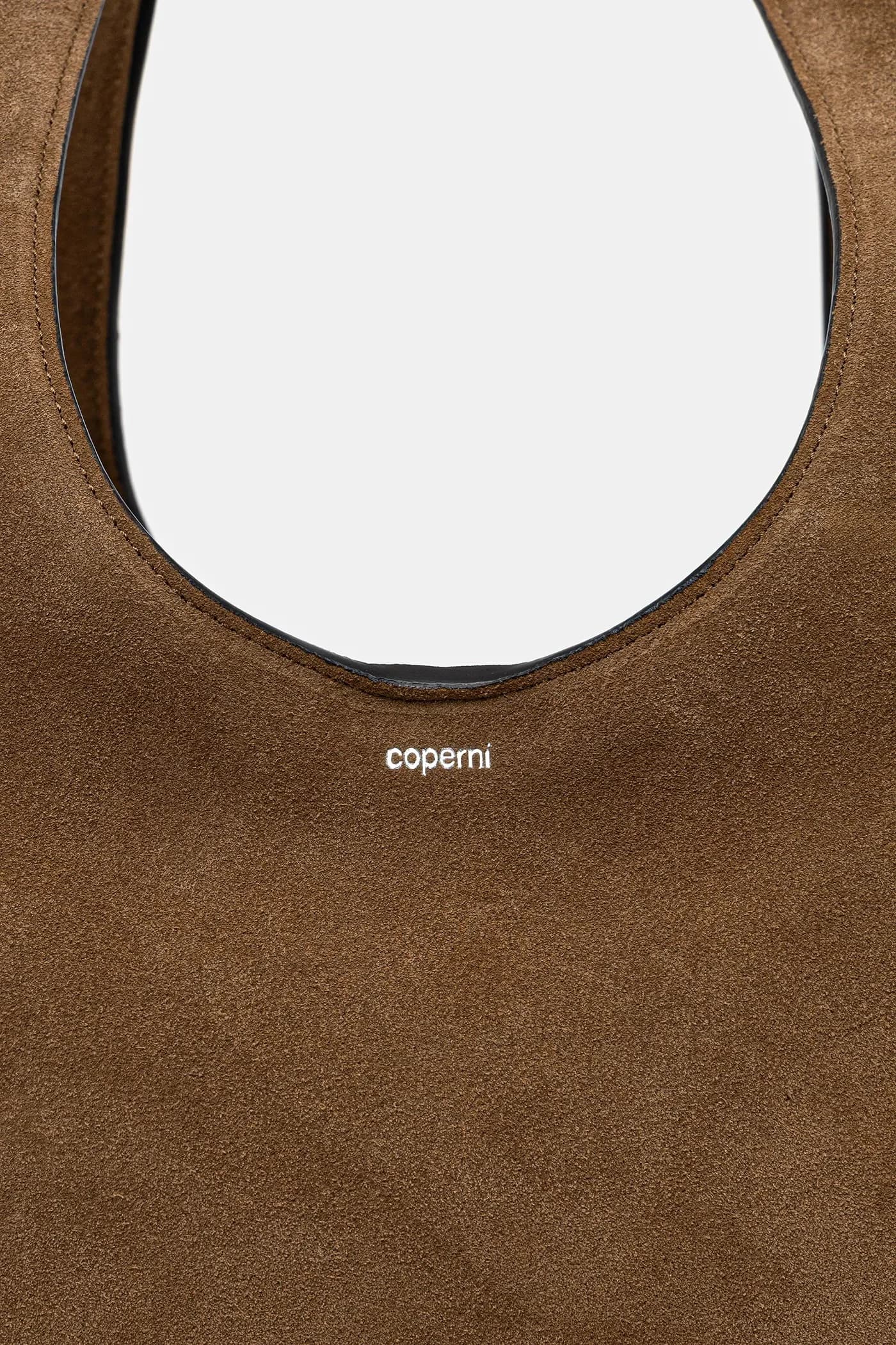 Сложенная замшевая сумочка - фото 4