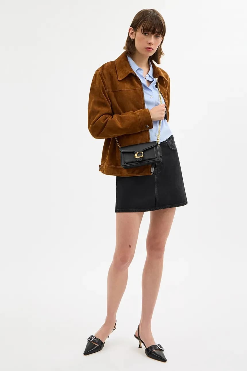 кожаная сумка Tabby 19 - фото 7