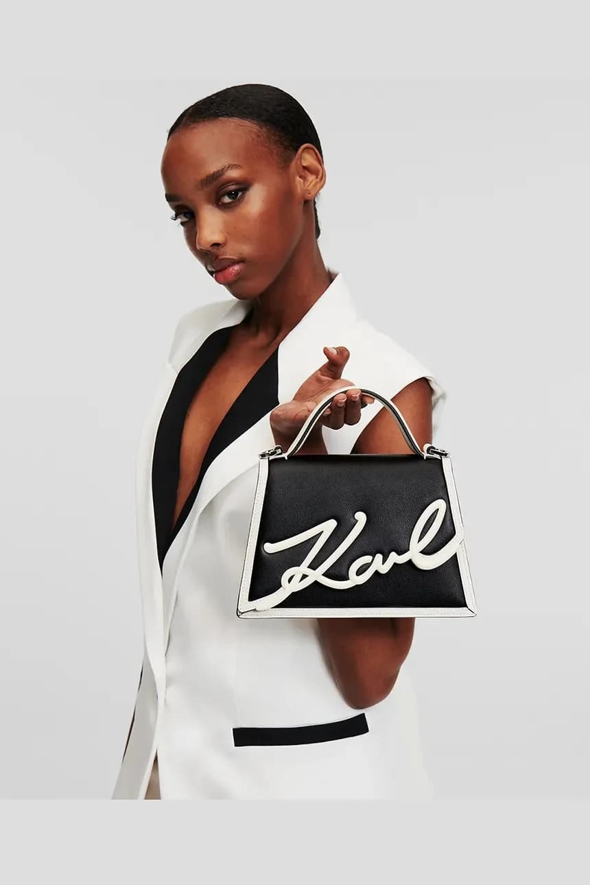 кожаная сумка K/SIGNATURE - фото 5