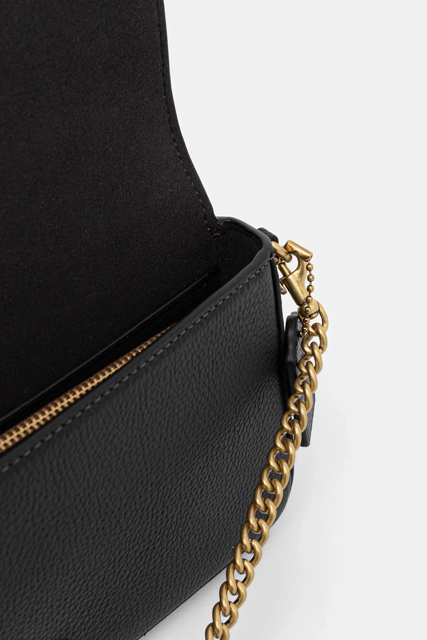 Кожаная сумка через плечо Mila с фирменной парусиной - фото 5