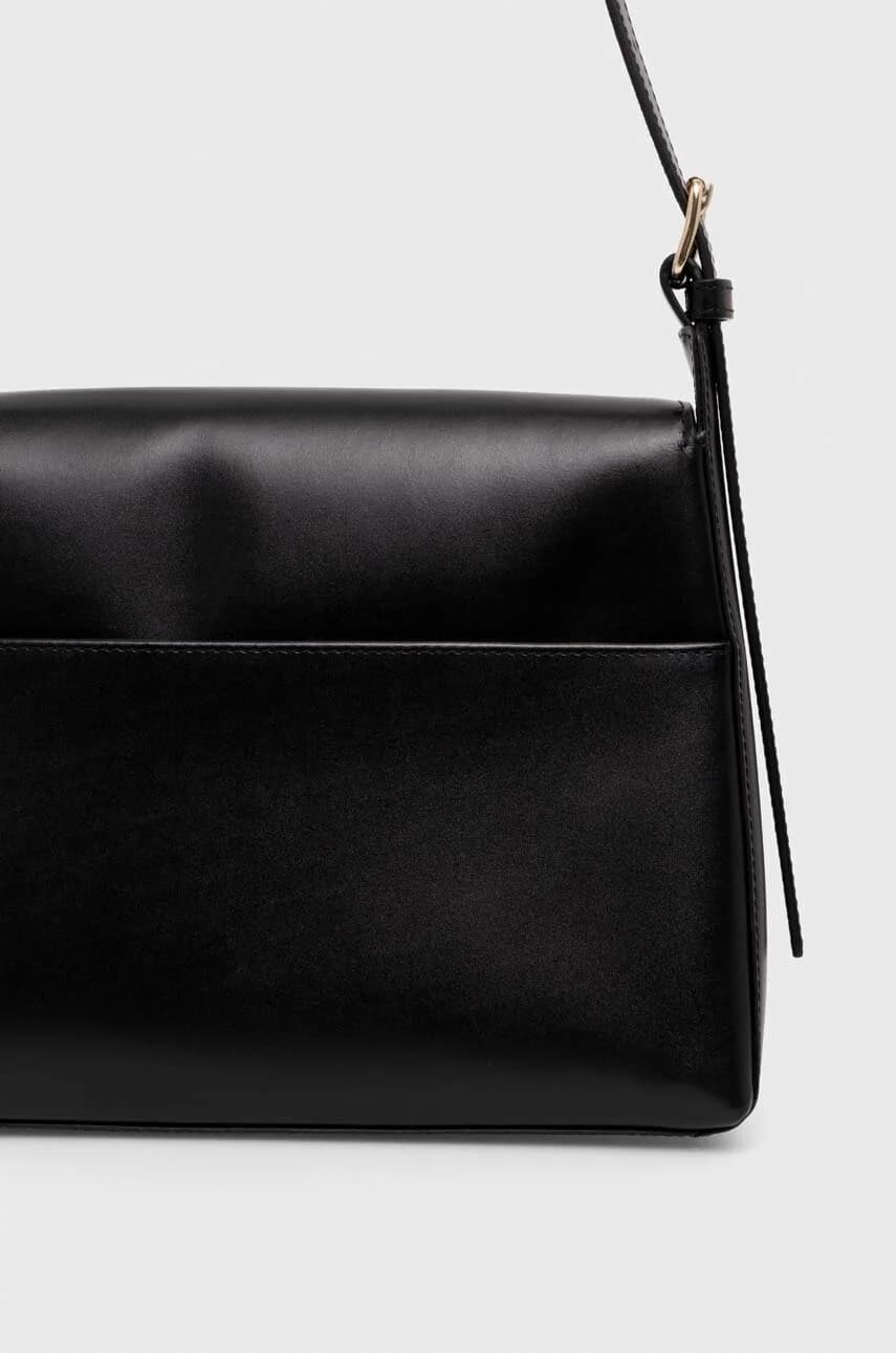 Кожаная сумка Virginie с клапаном - фото 3
