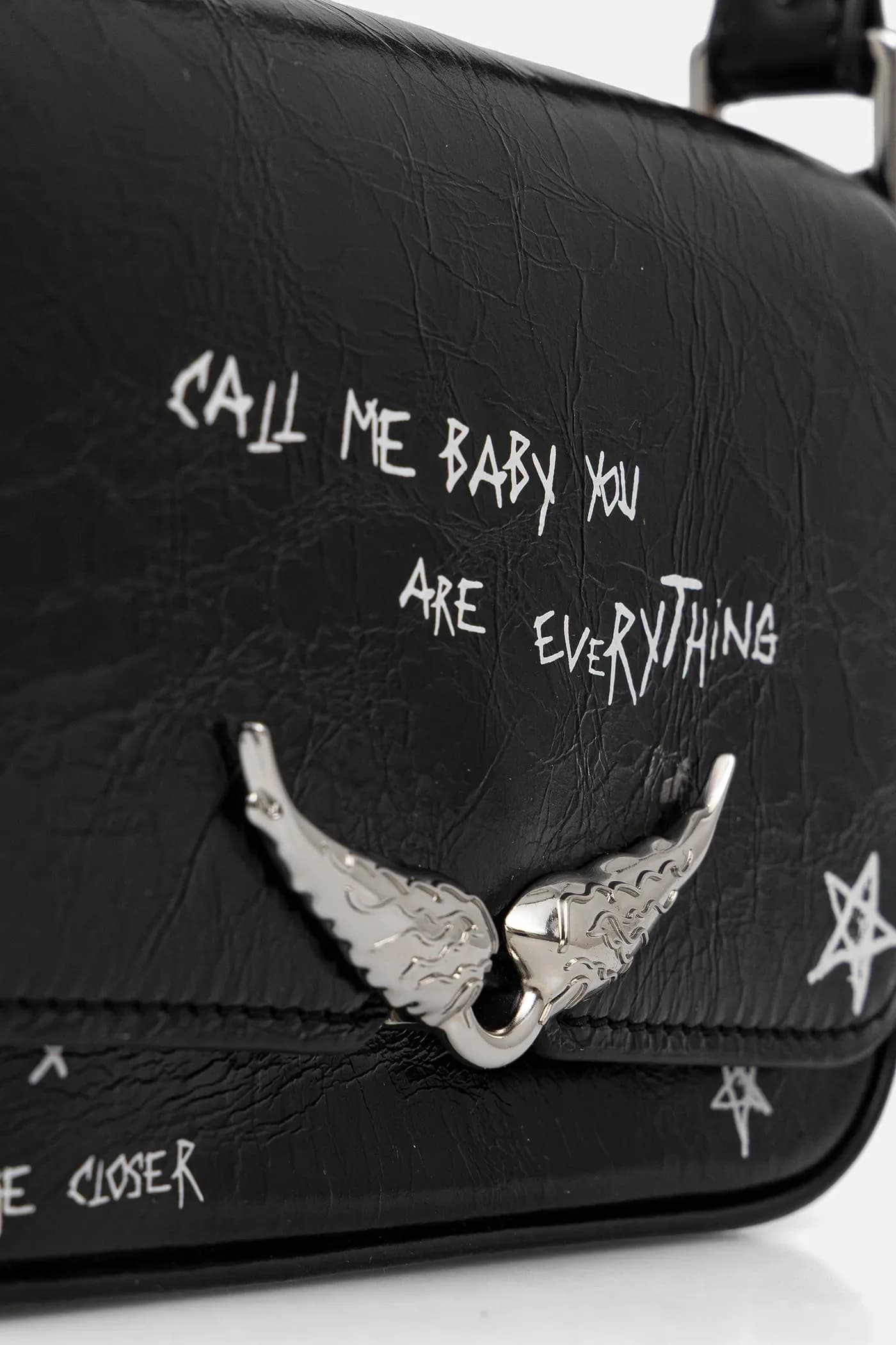 Кожаная сумка LE ZAZI VINTAGE GRAFFITI - фото 4