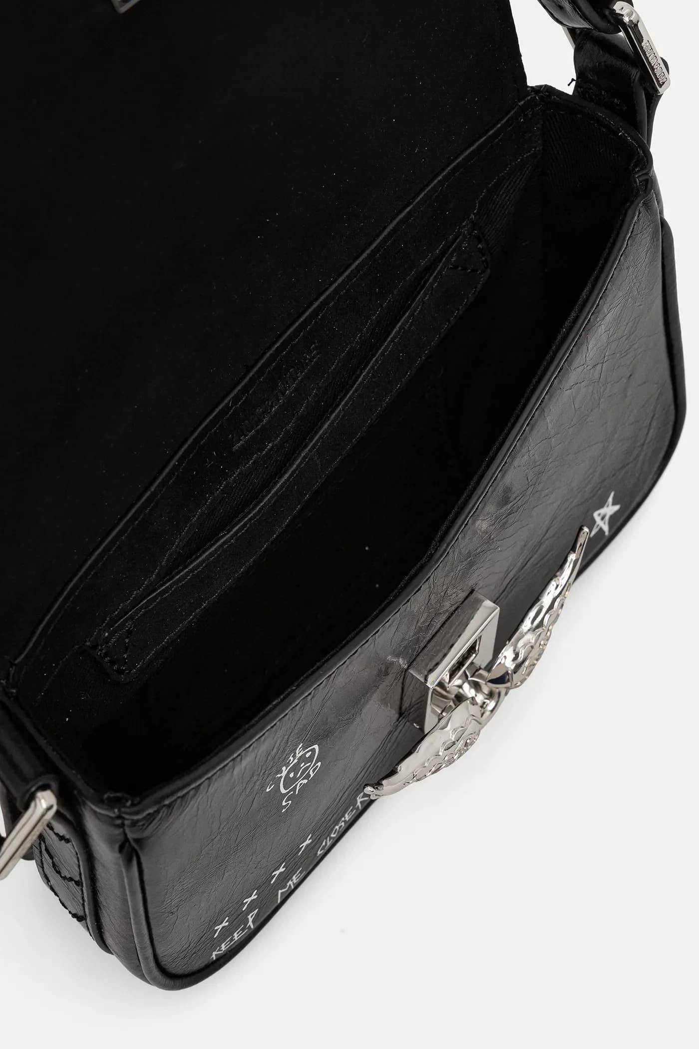 Кожаная сумка LE ZAZI VINTAGE GRAFFITI - фото 5