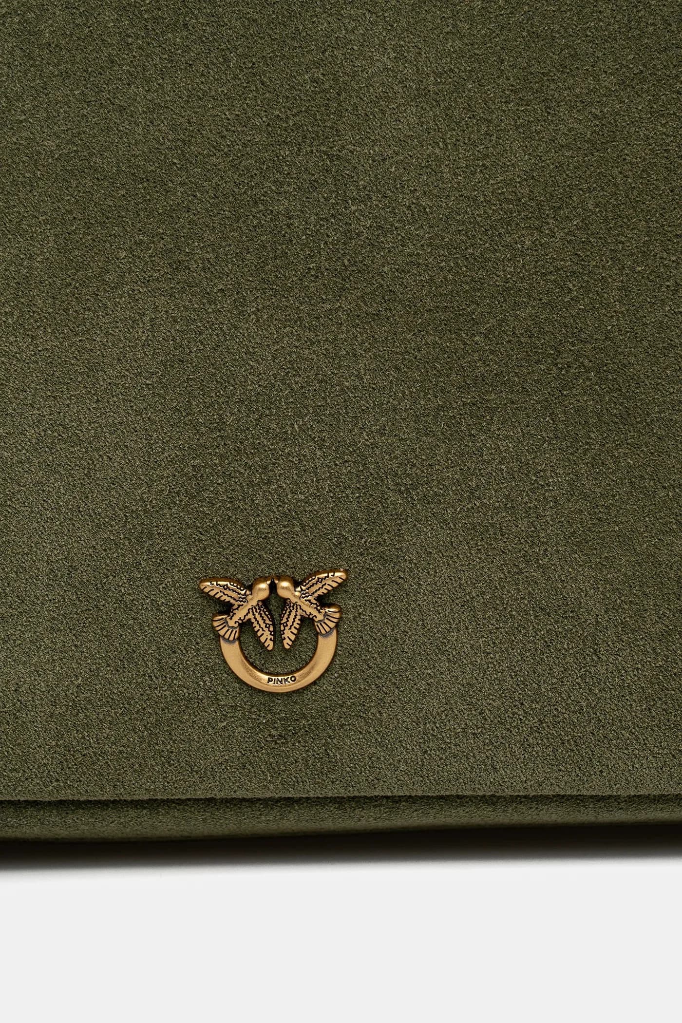 Горизонтальная замшевая сумка - фото 3