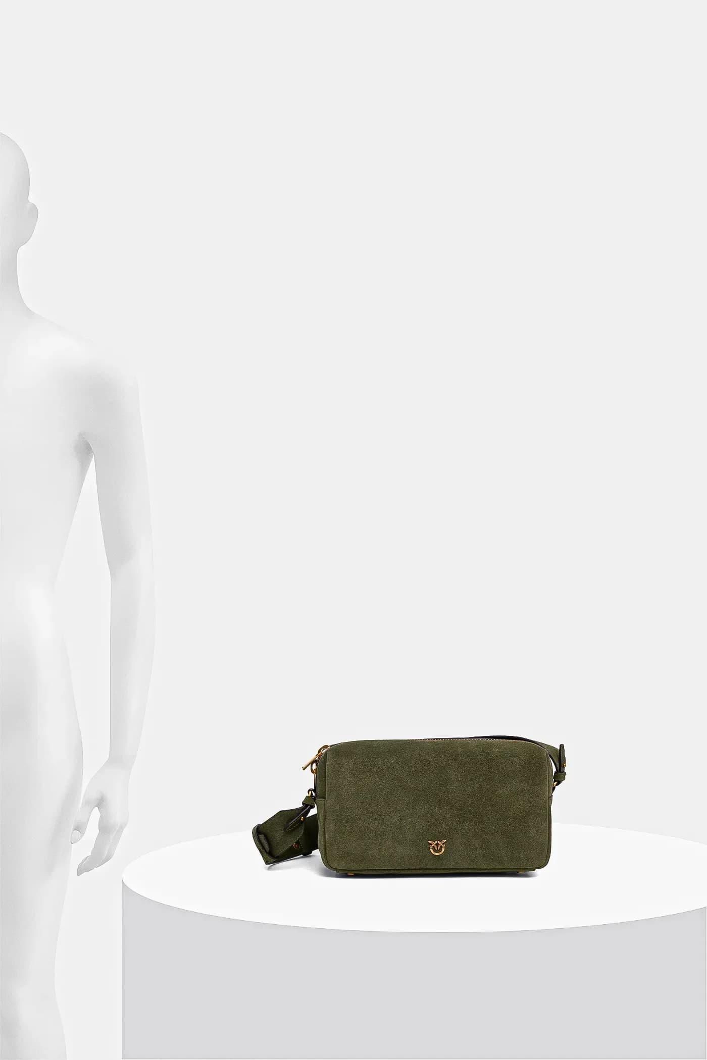 Горизонтальная замшевая сумка - фото 6