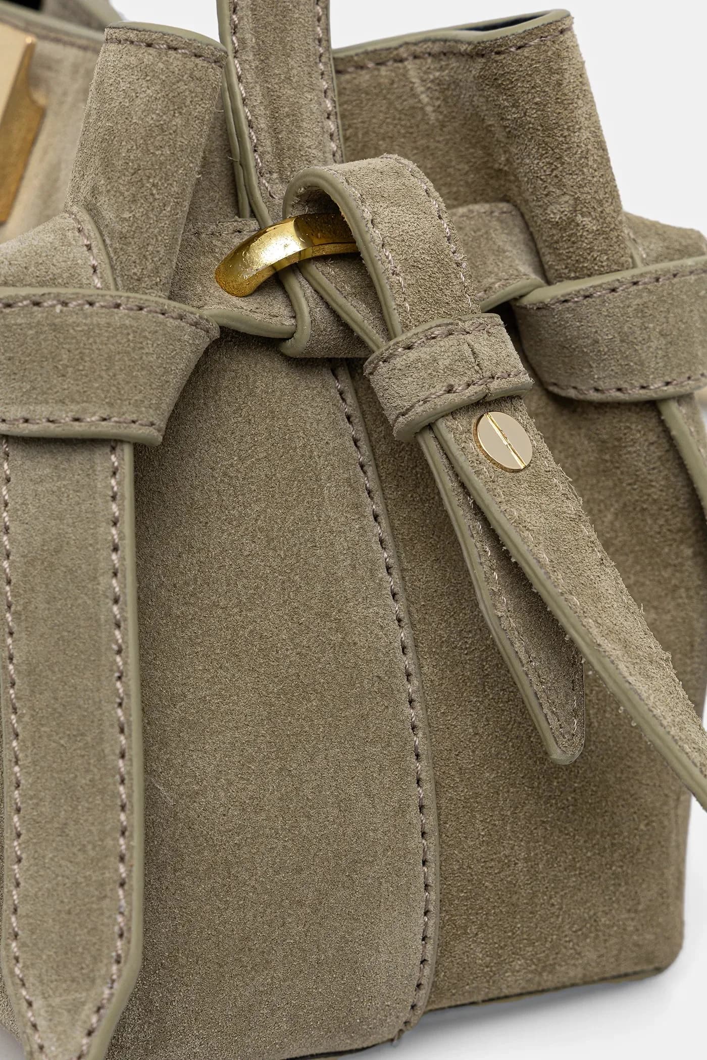 Замшевая сумка GYOZA MINI - фото 4