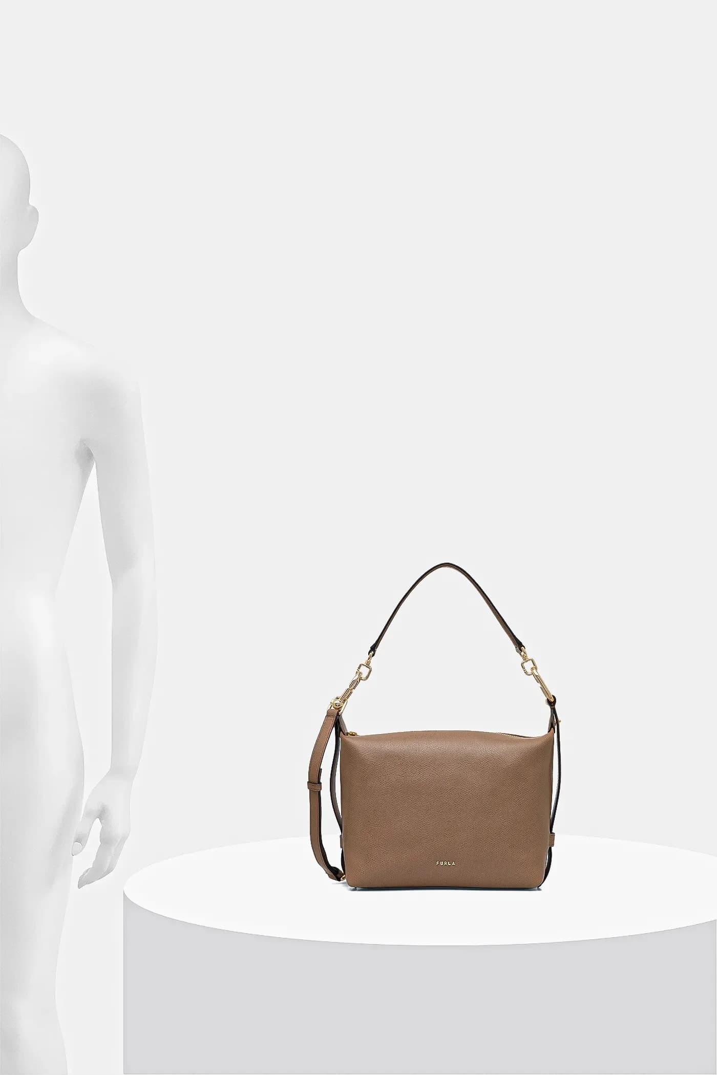 Кожаная сумка Tonie Mini Hobo - фото 6