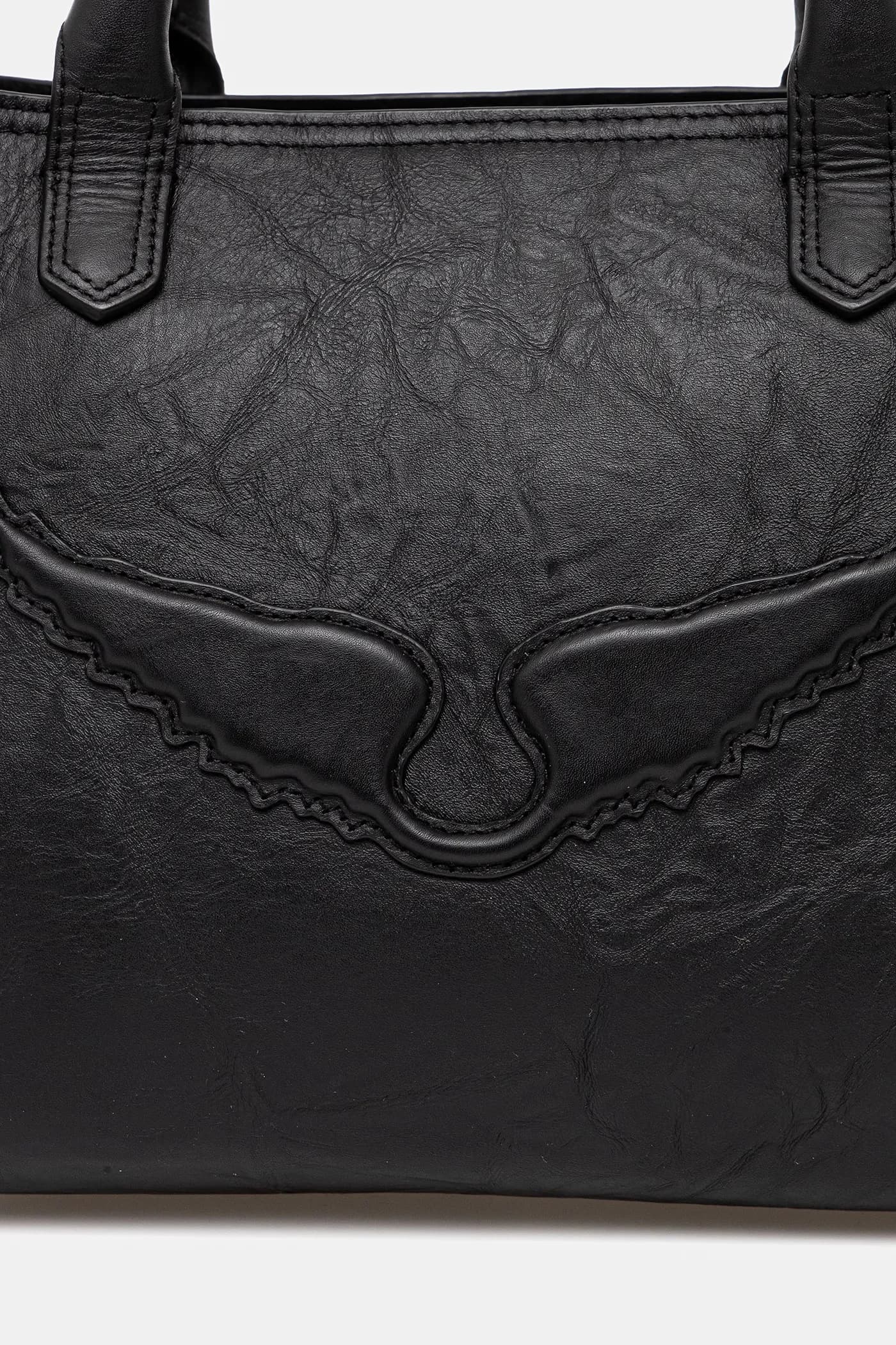 Кожаная сумка ANGEL TOTE XS COW BURNISH - фото 4