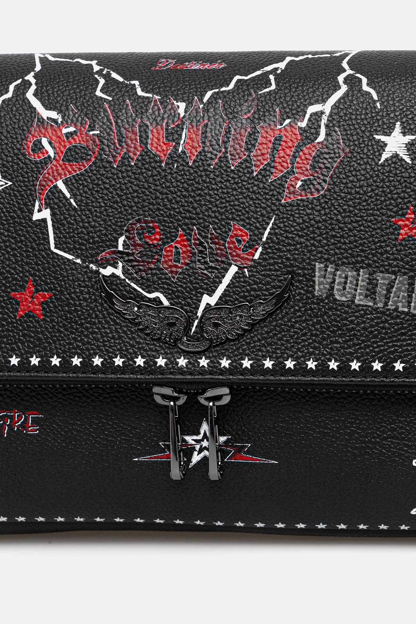 Кожаная сумка ROCKY II GRAINED LEATHER PUNK - фото 4