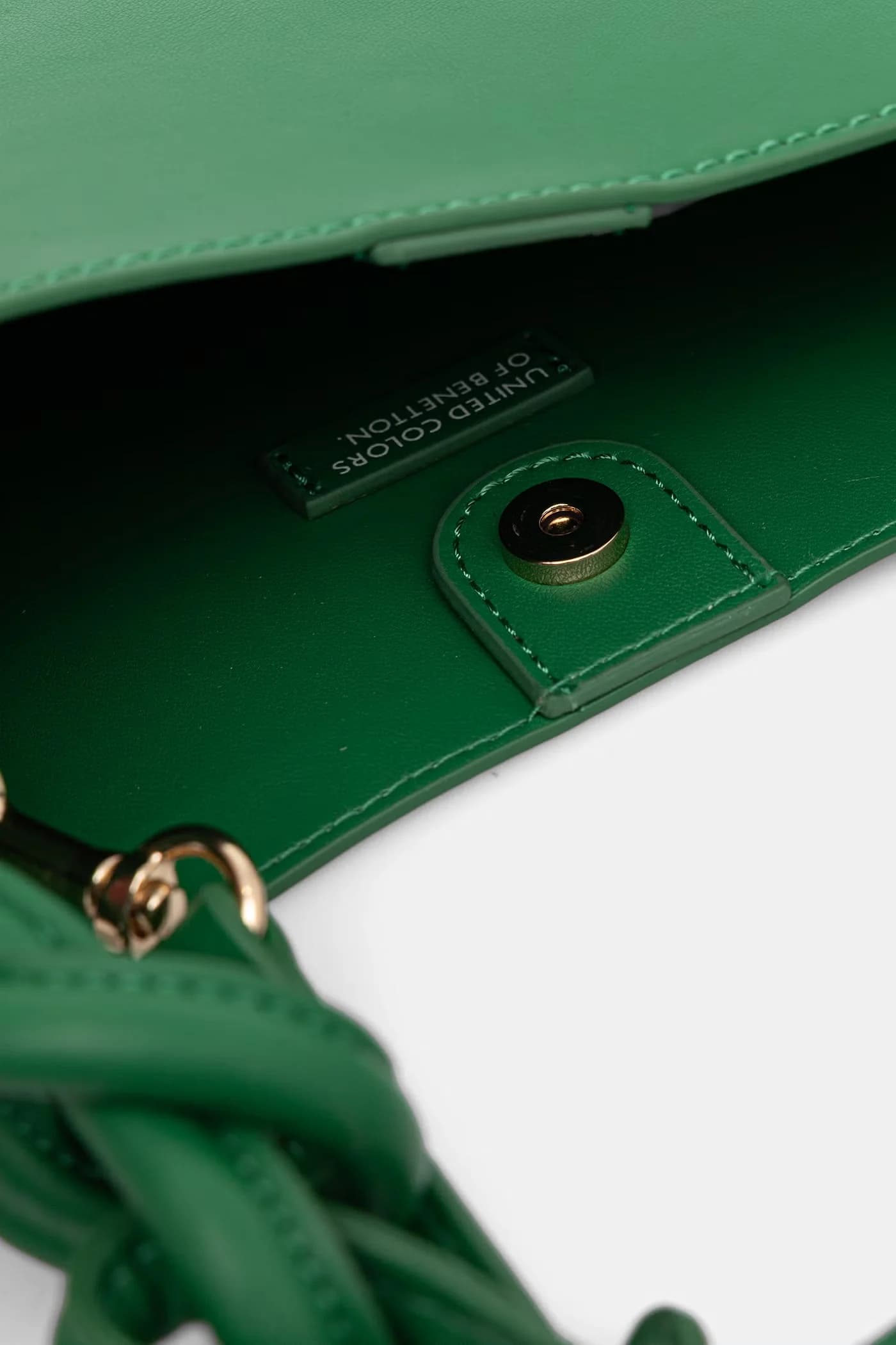 Женская сумка через плечо из искусственной кожи. - фото 4