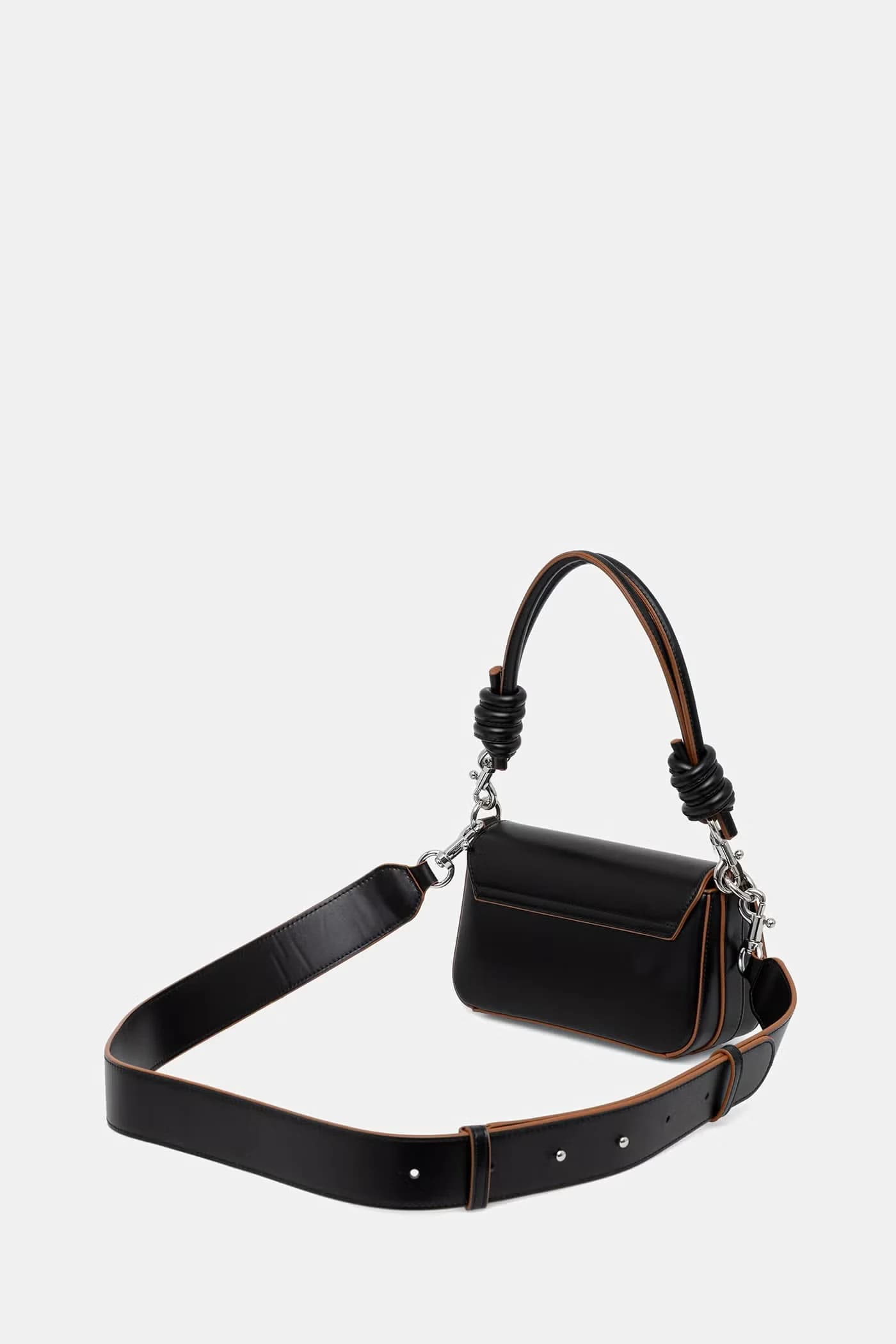 Женская сумка через плечо из искусственной кожи. - фото 3