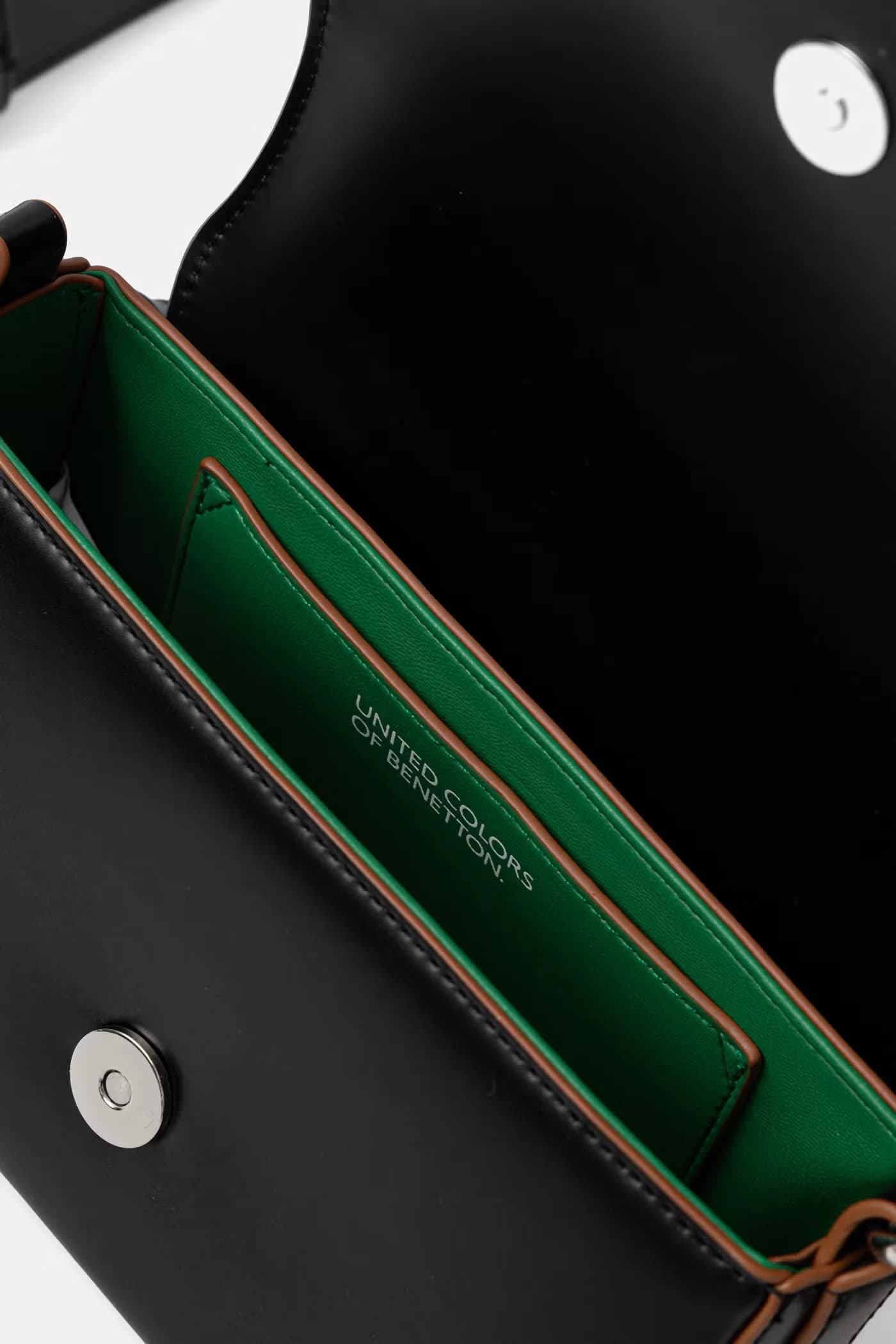 Женская сумка через плечо из искусственной кожи. - фото 5