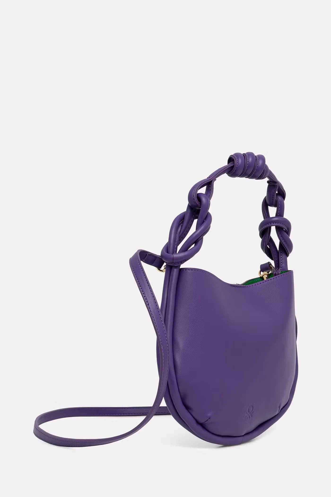 Женская сумка через плечо из искусственной кожи. - фото 2