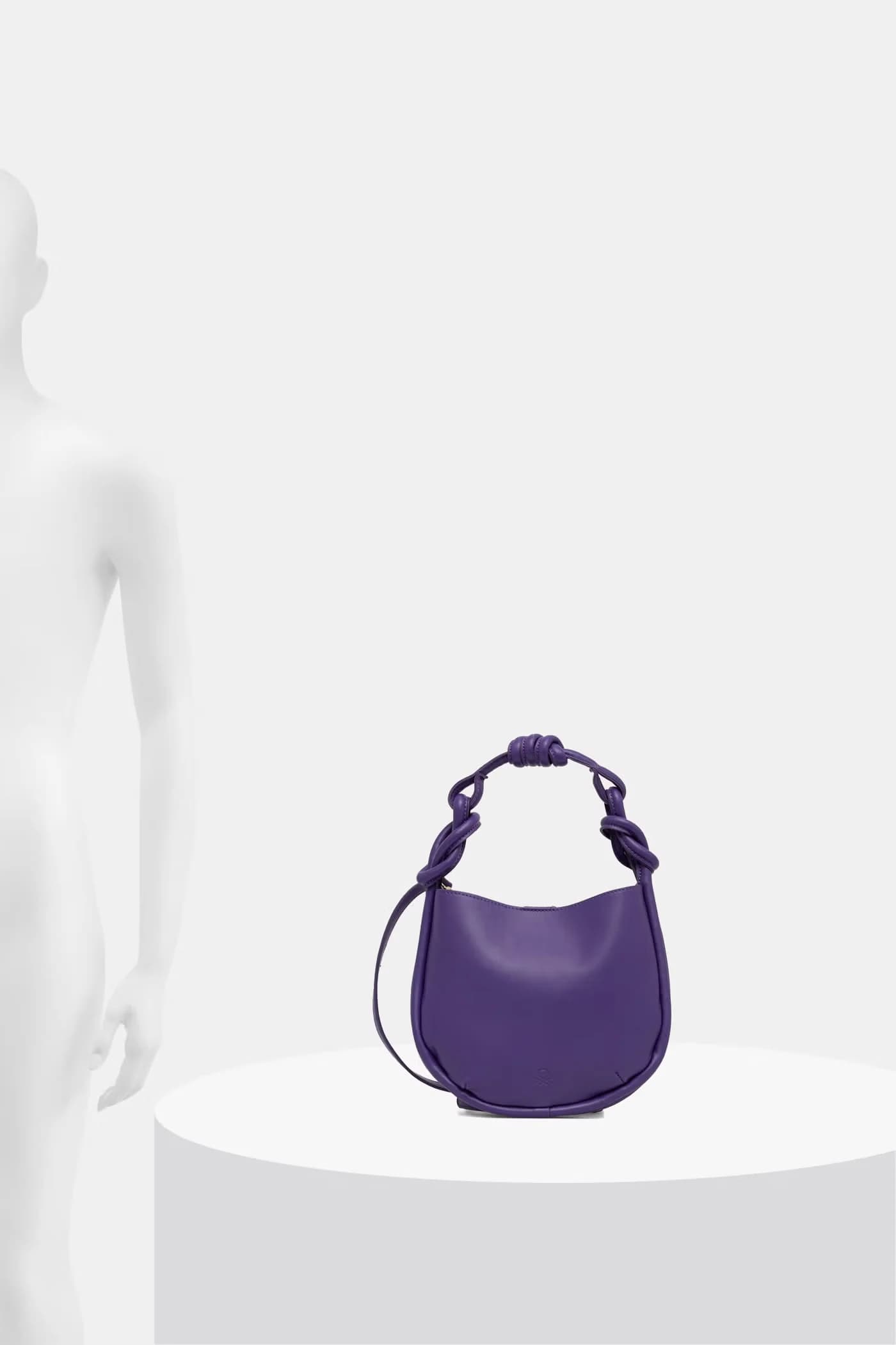 Женская сумка через плечо из искусственной кожи. - фото 6