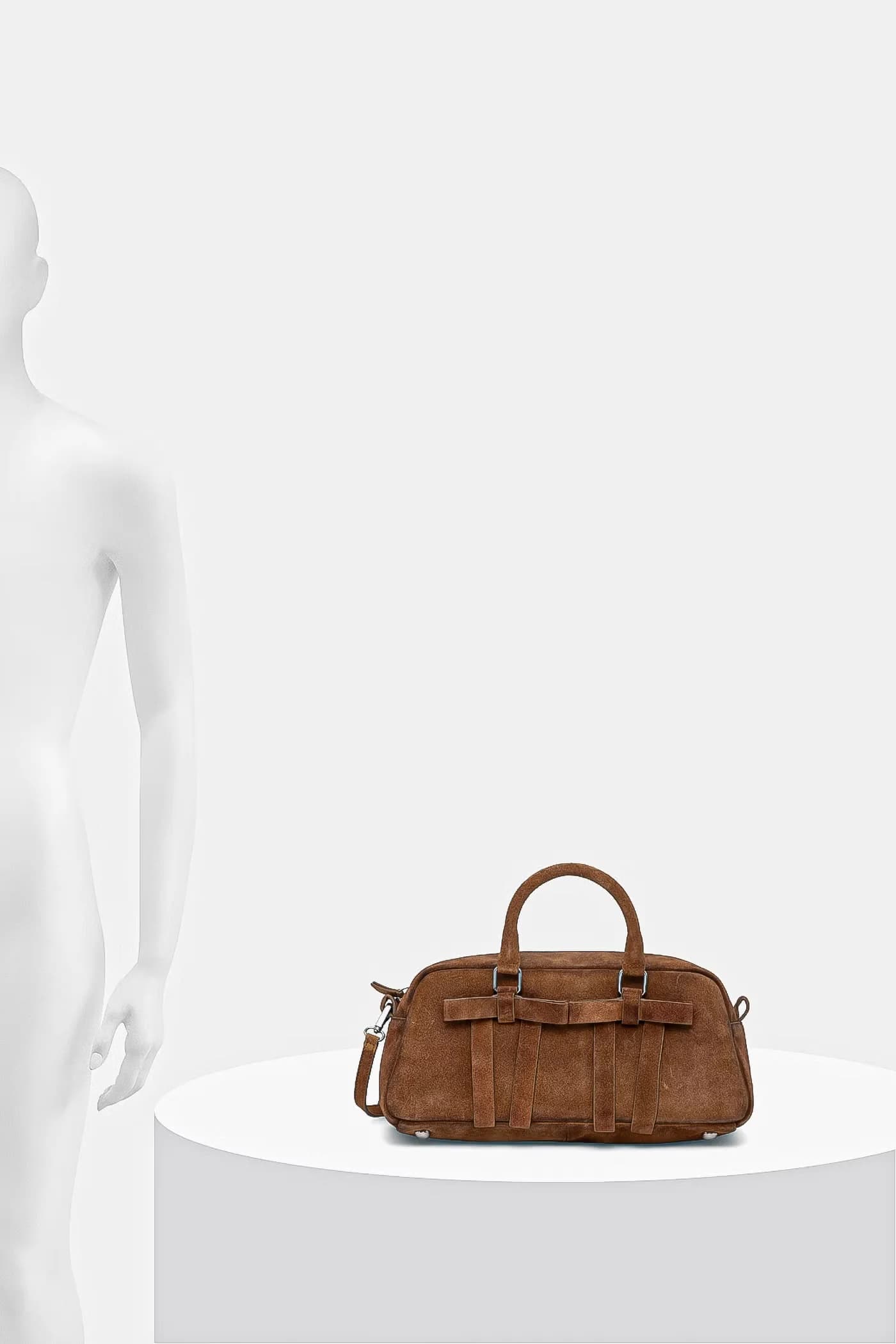 Женская замшевая сумочка - фото 7