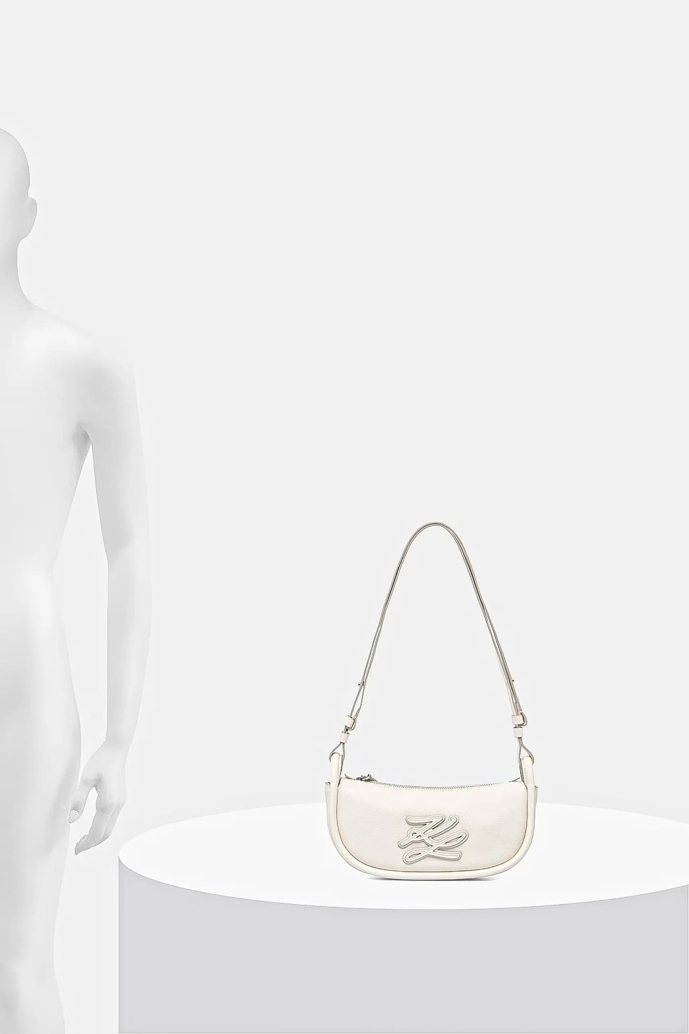 Женская кожаная сумка K/AUTOGRAPH - фото 6