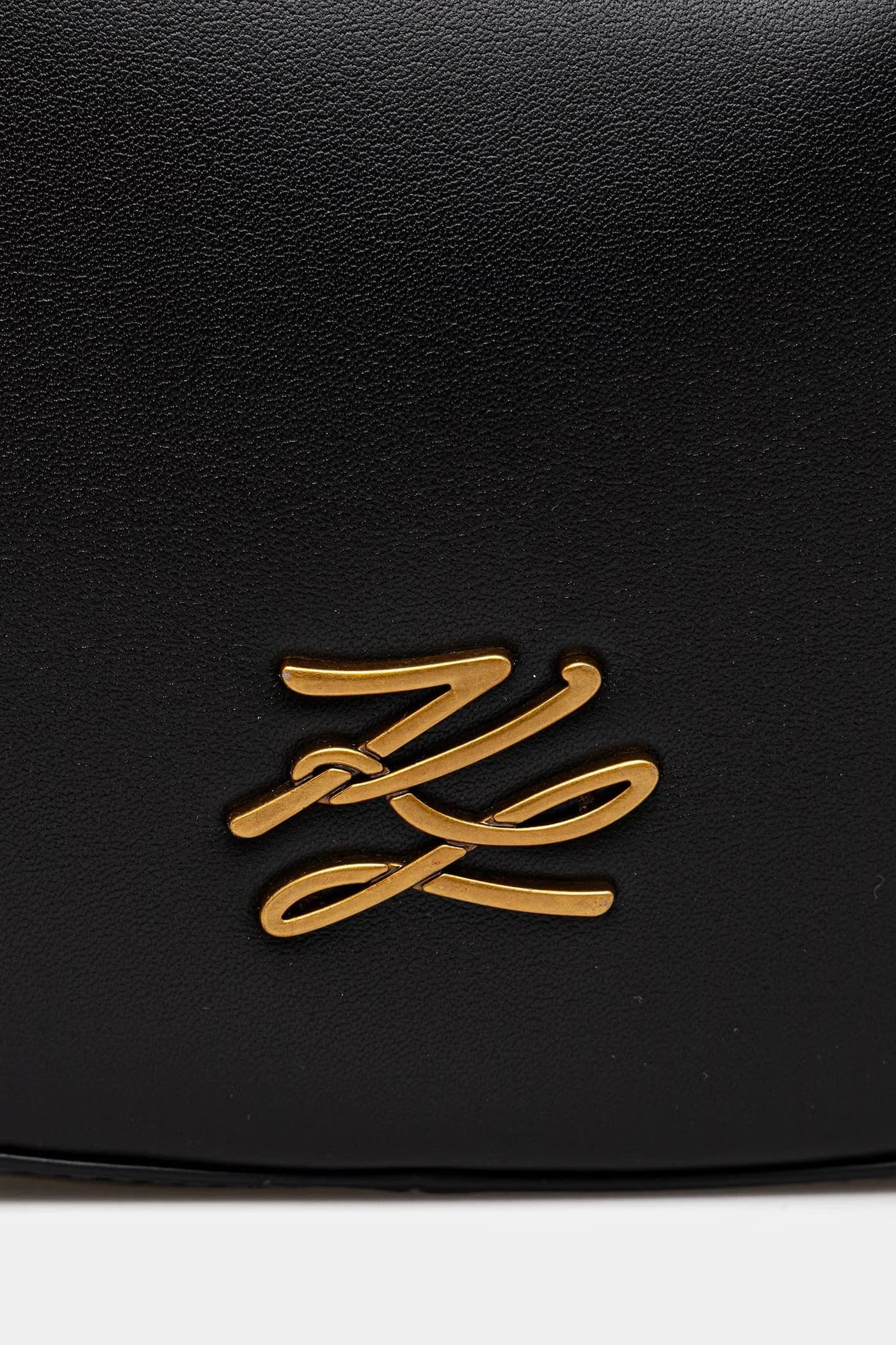 Женская кожаная сумка-круассан K/AUTOGRAPH - фото 4