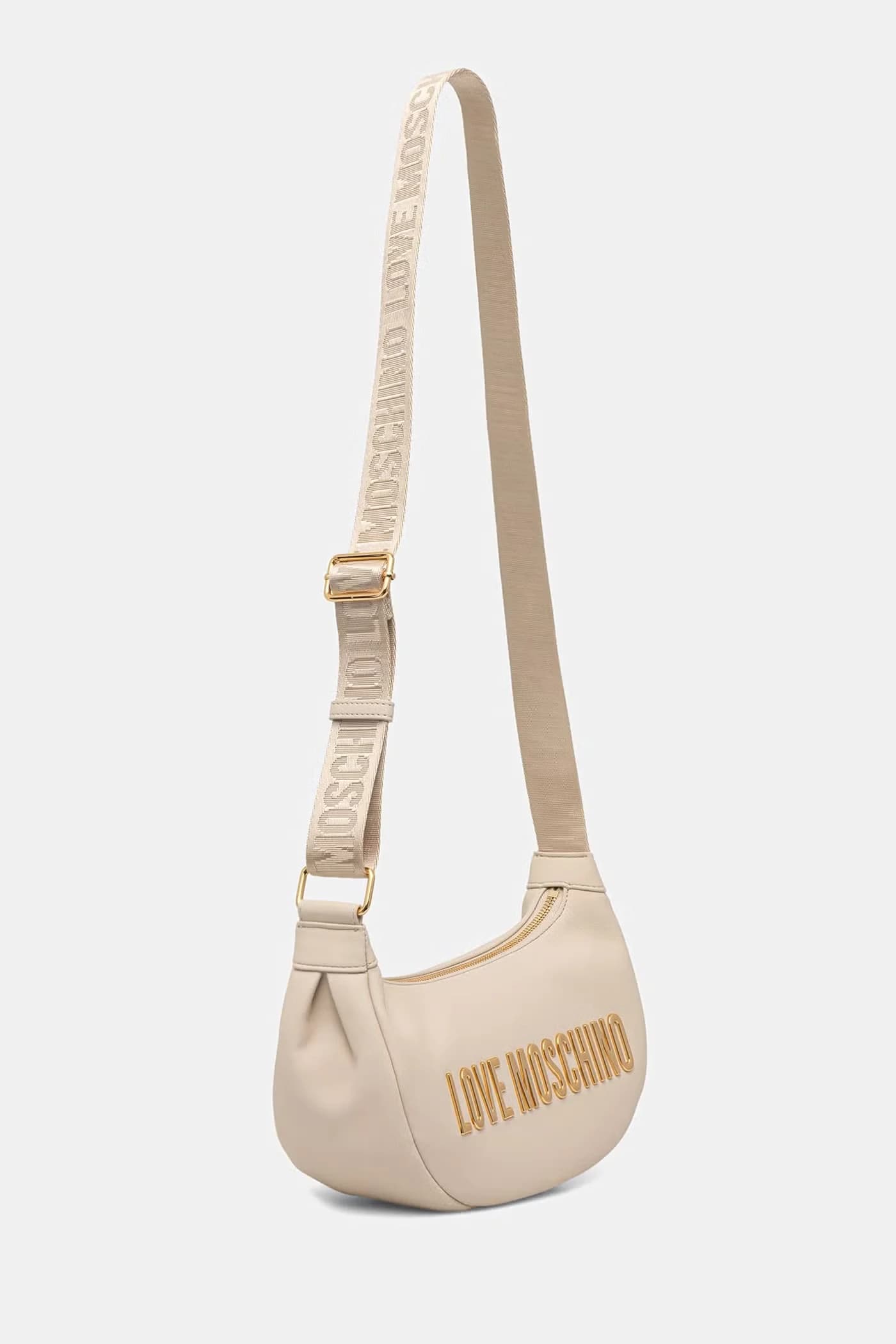 Женская сумка-круассан из искусственной кожи. - фото 2