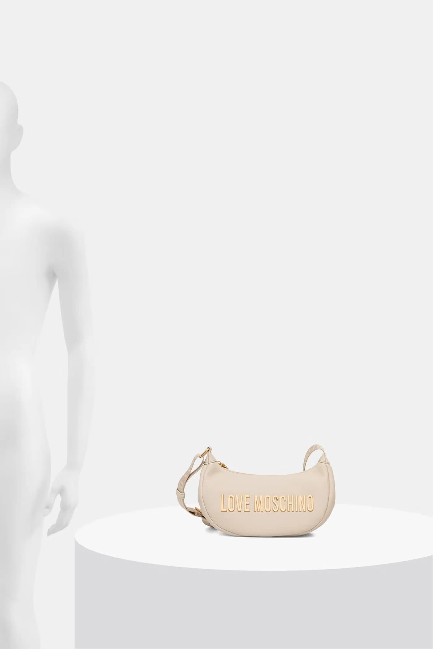 Женская сумка-круассан из искусственной кожи. - фото 6