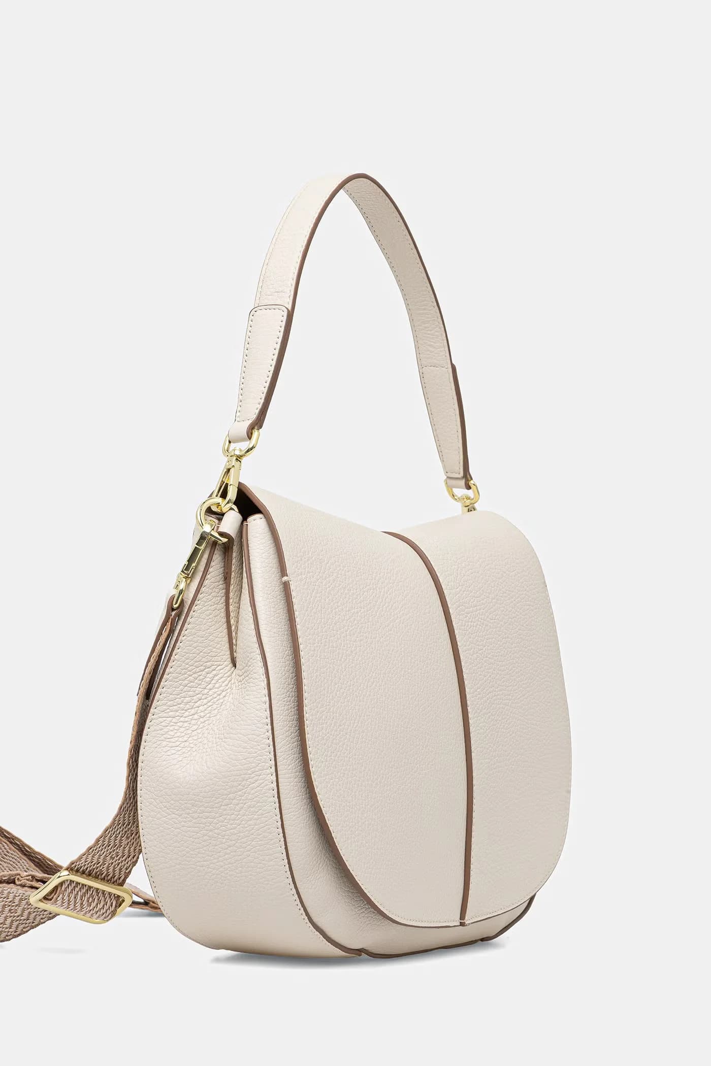 Женская кожаная сумка-мессенджер HELENA ROUND - фото 2