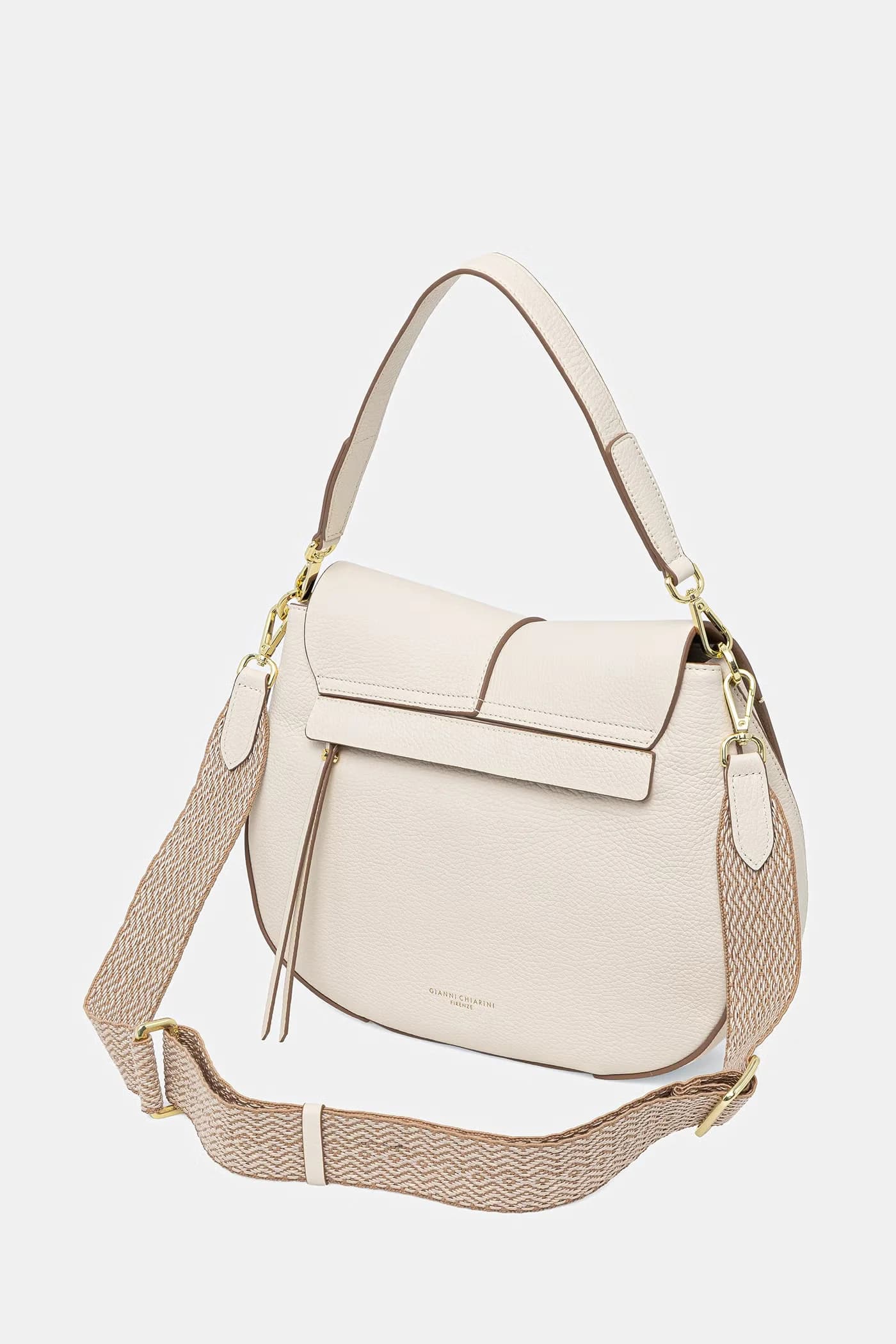 Женская кожаная сумка-мессенджер HELENA ROUND - фото 3