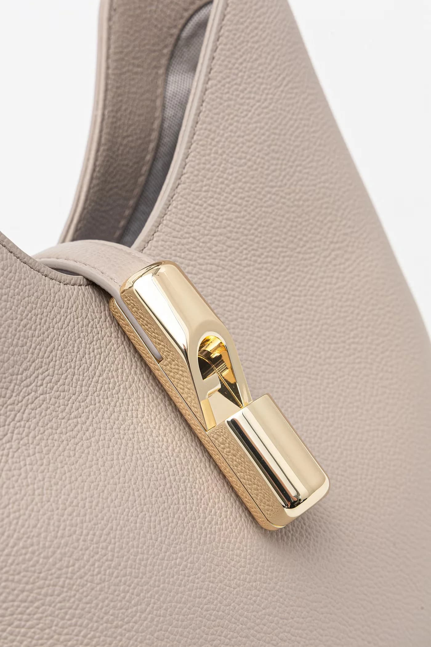 Женская кожаная сумка Goccia S Hobo - фото 4