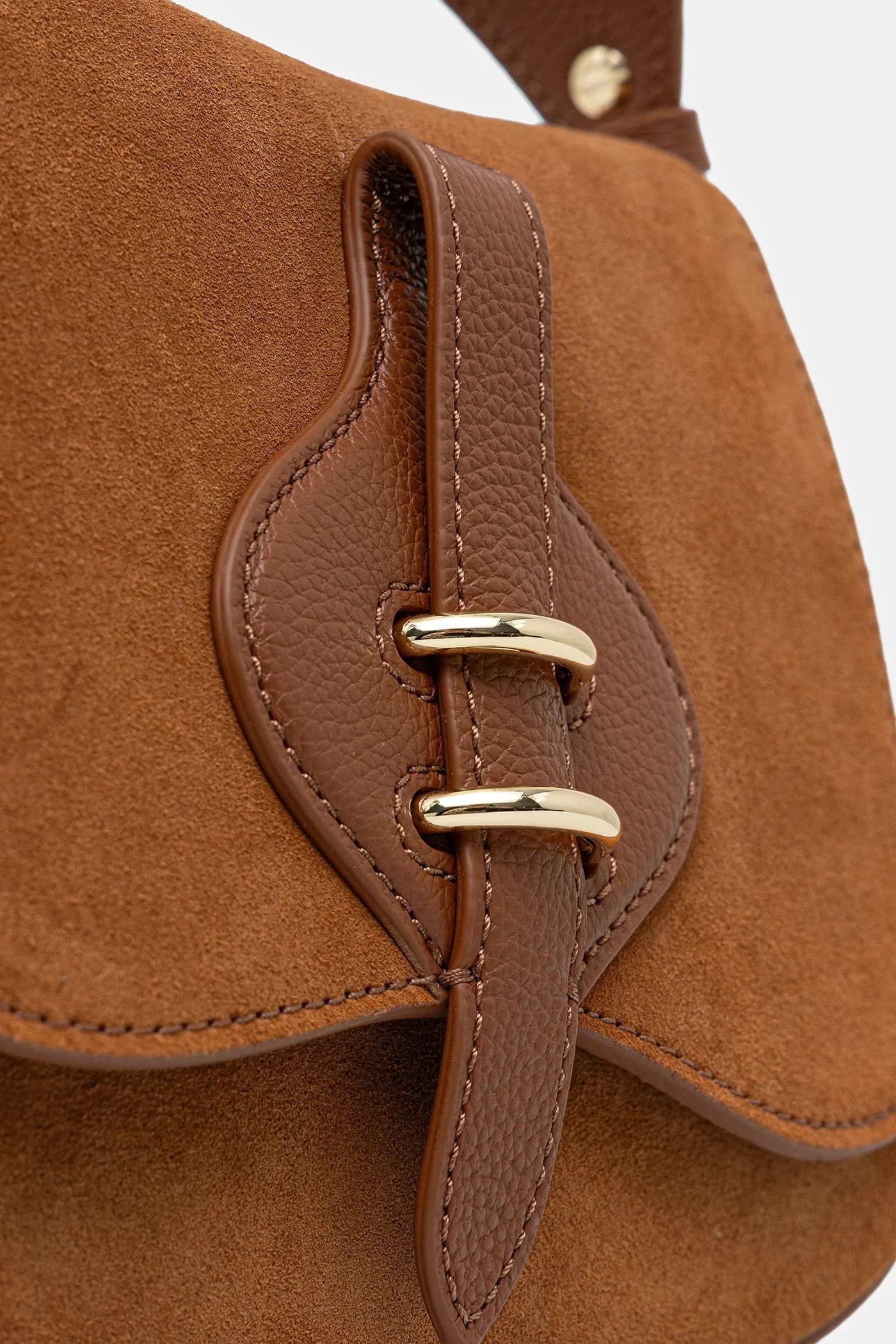 Кожаная сумка MAVERY SUEDE - фото 4