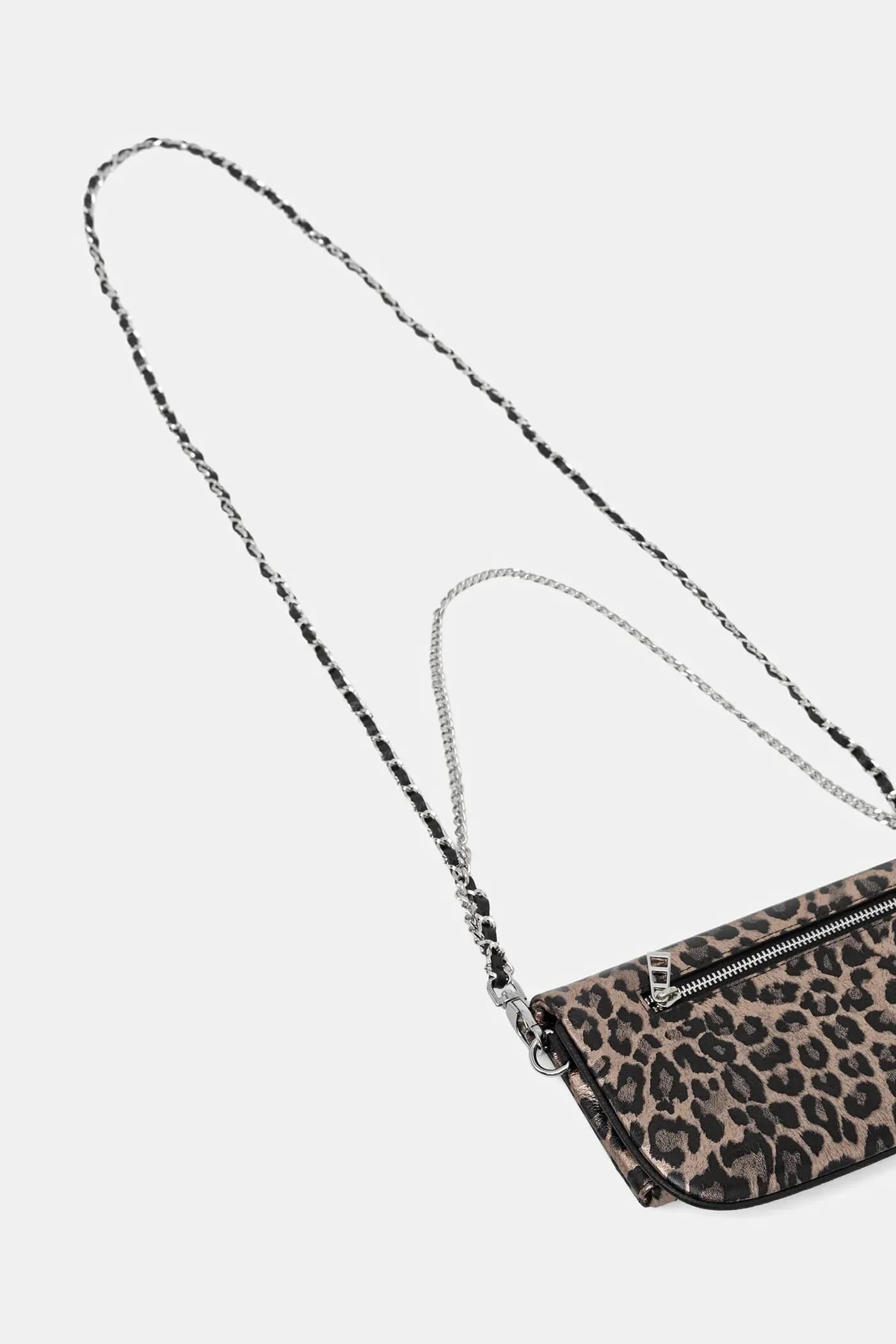 Кожаная сумка ROCK NANO METAL LEO - фото 3