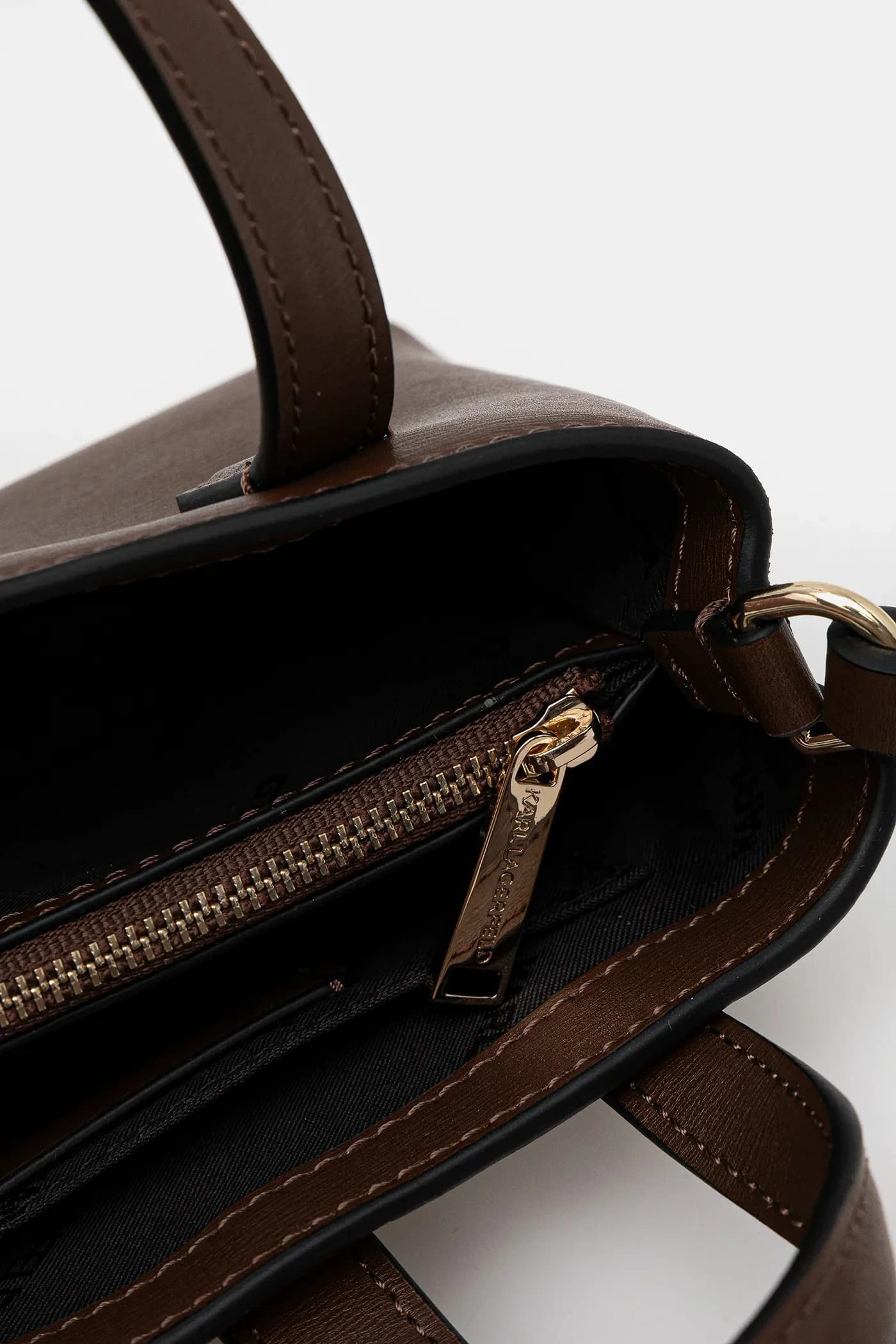 Кожаная сумка K/AUTOGRAPH - фото 5