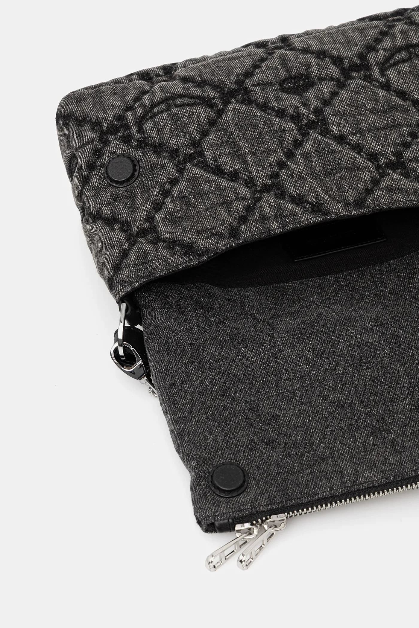 Хлопковая сумка ROCKY II DENIM MONOGRAM - фото 5