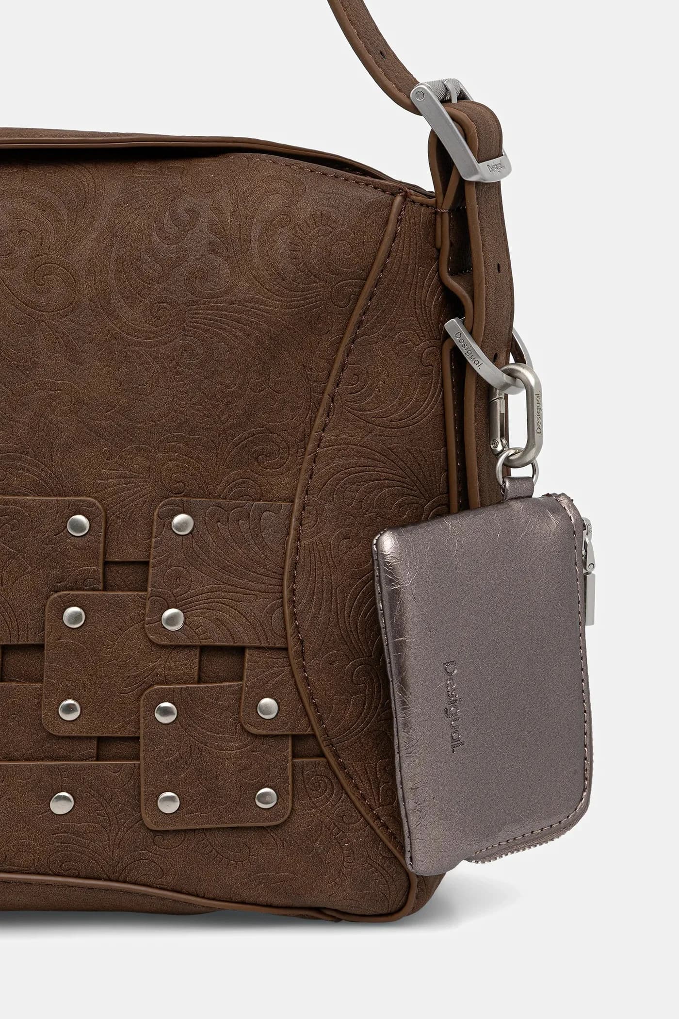 Сумочка NEW PATCH 2 CHOCO - фото 4