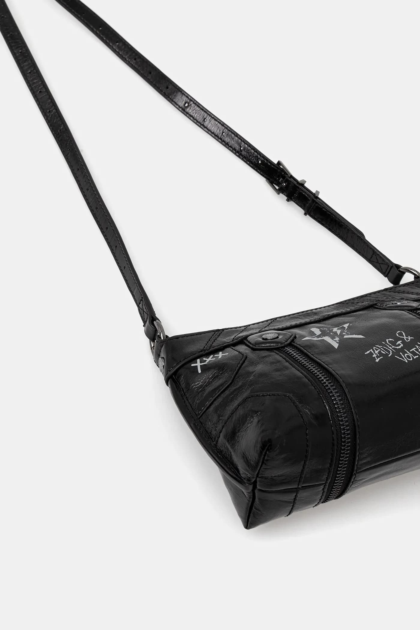 Кожаная сумка SUNNY MOOD PUNK - фото 3