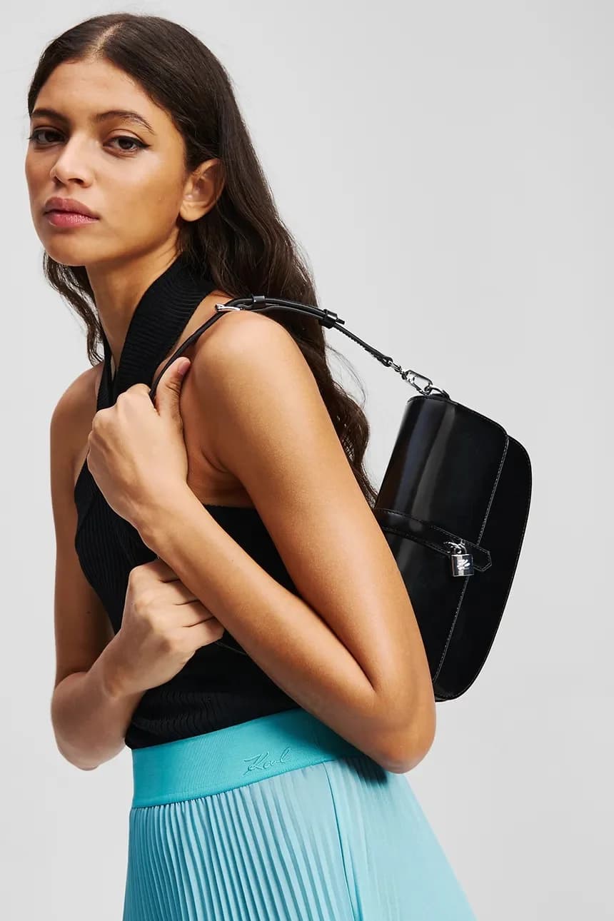 Кожаная сумка K/AUTOGRAPH - фото 5