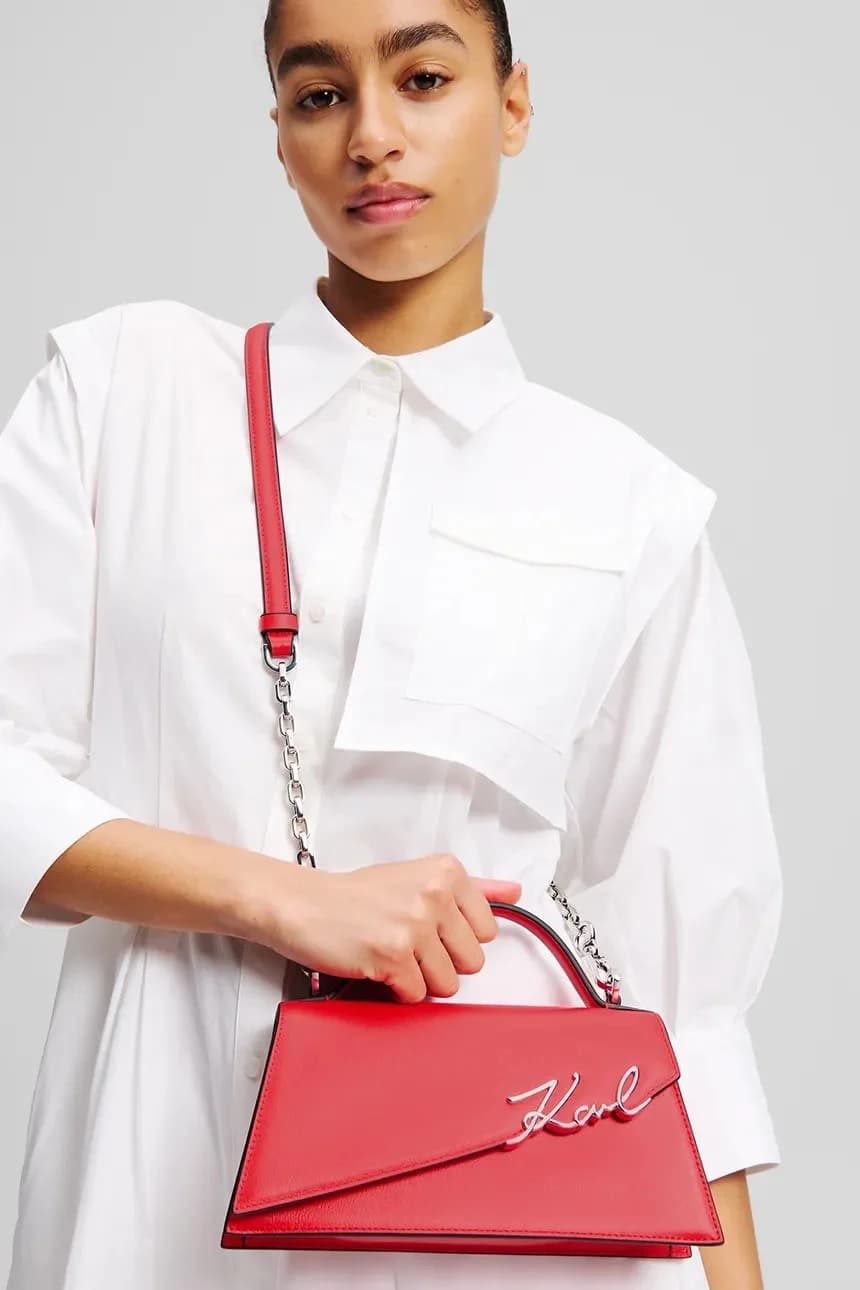 кожаная сумка K/SIGNATURE - фото 5