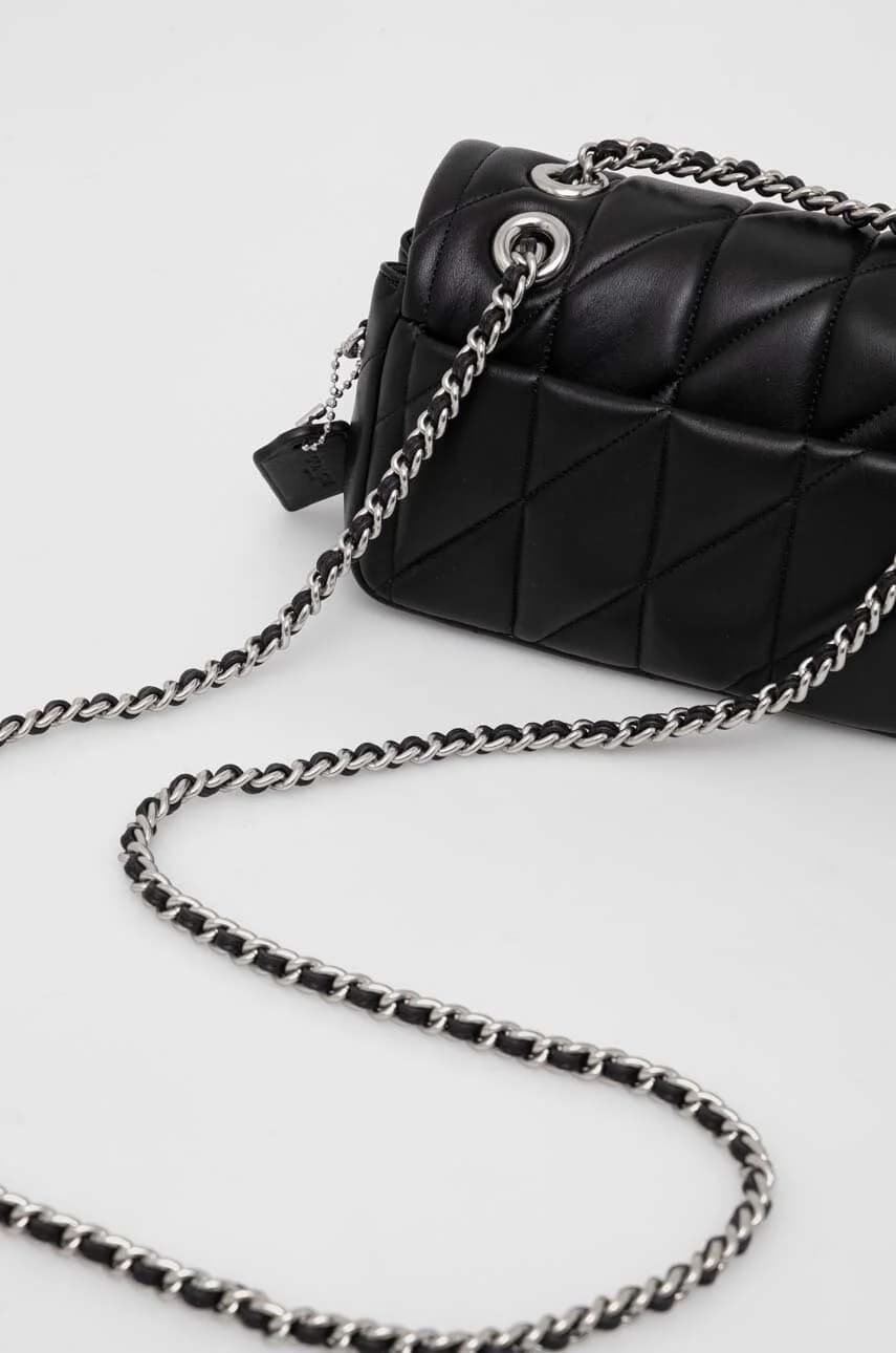 Сумочка из полосатой кожи - фото 3