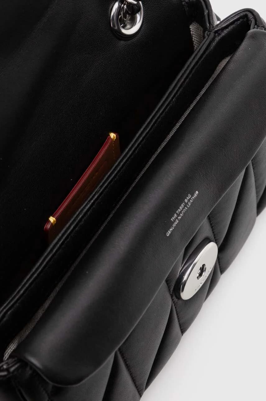 Сумочка из полосатой кожи - фото 5