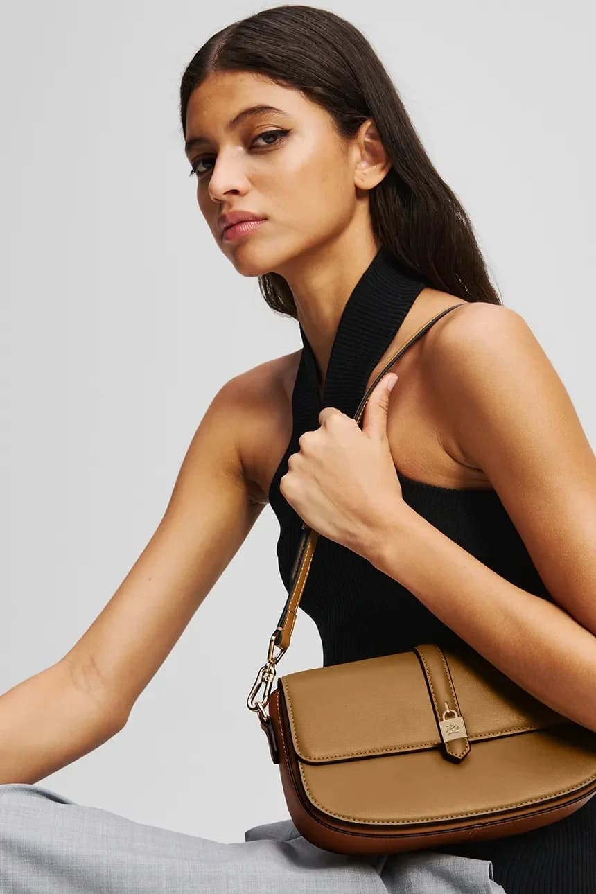 Кожаная сумка K/AUTOGRAPH - фото 2