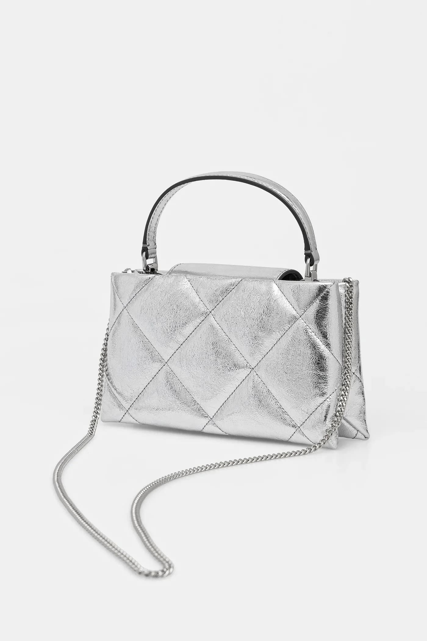 Кожаная сумка Kira Diamond Quilt - фото 3