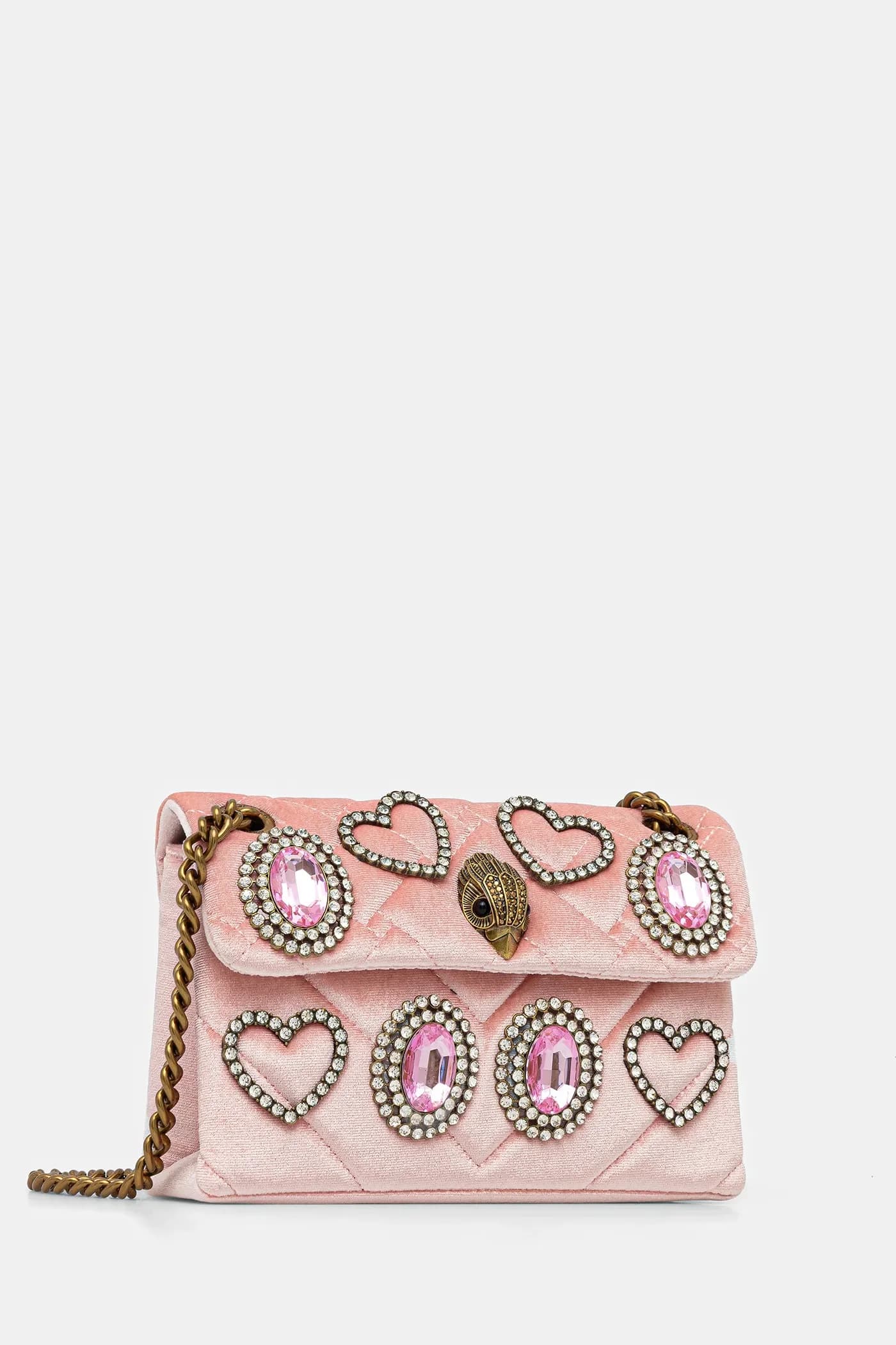 Бархатная сумочка VELVET MINI KENSINGTON - фото 2