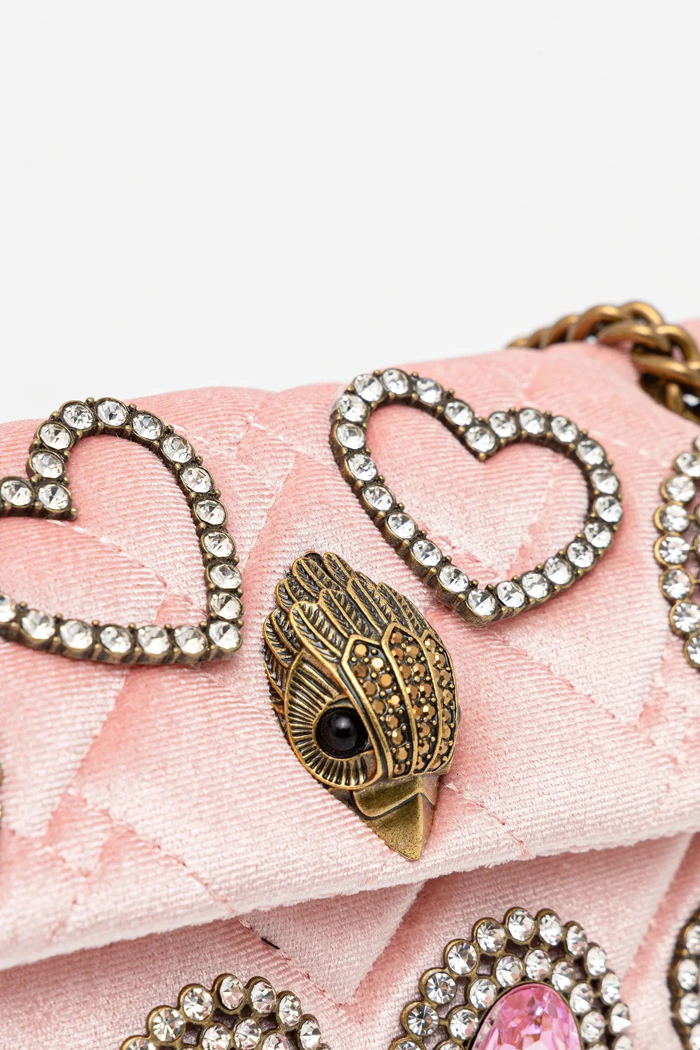 Бархатная сумочка VELVET MINI KENSINGTON - фото 4