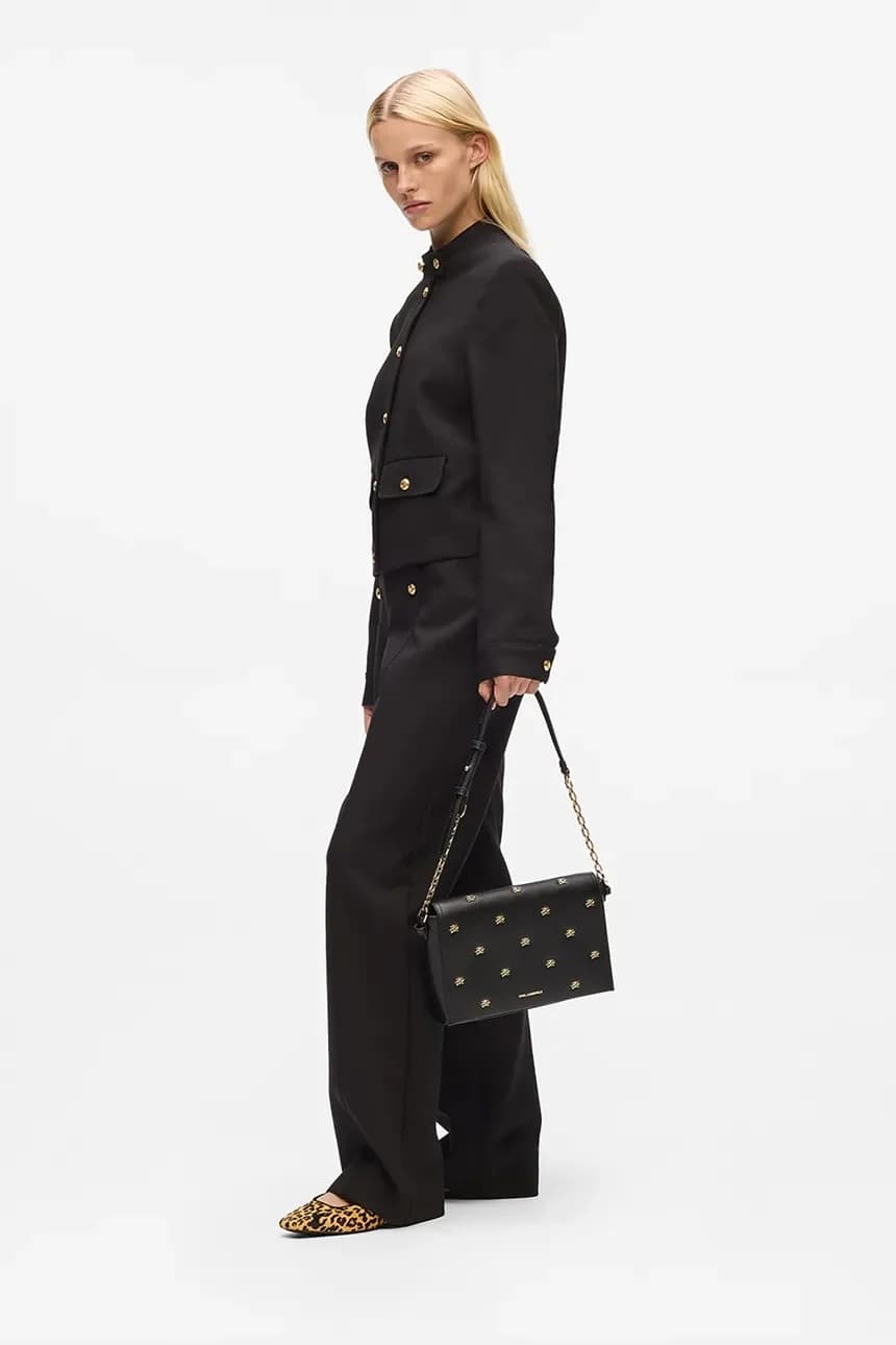 Кожаная сумка K/AUTOGRAPH - фото 5