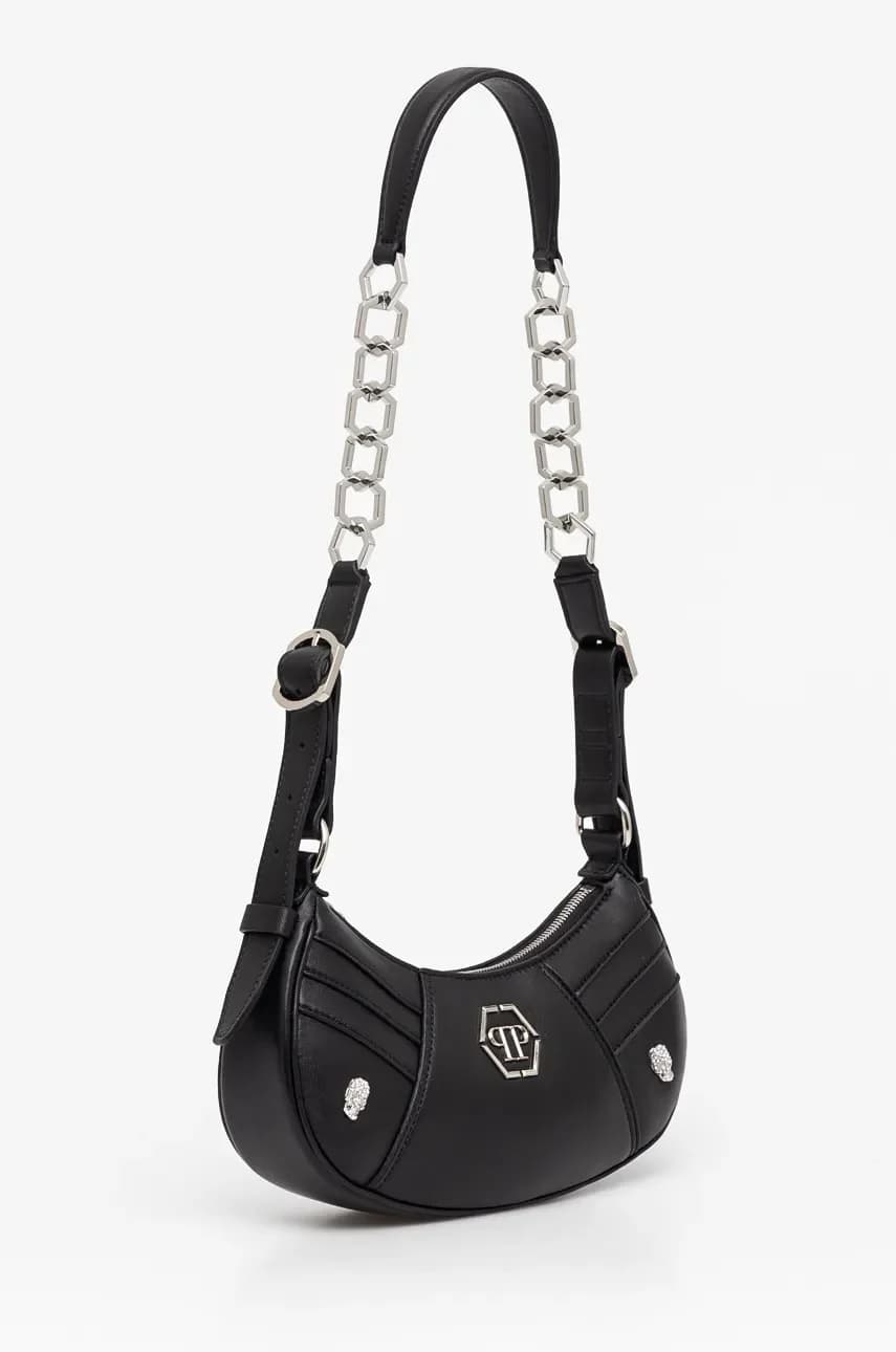 Кожаная сумка с оттенком шелка - фото 2